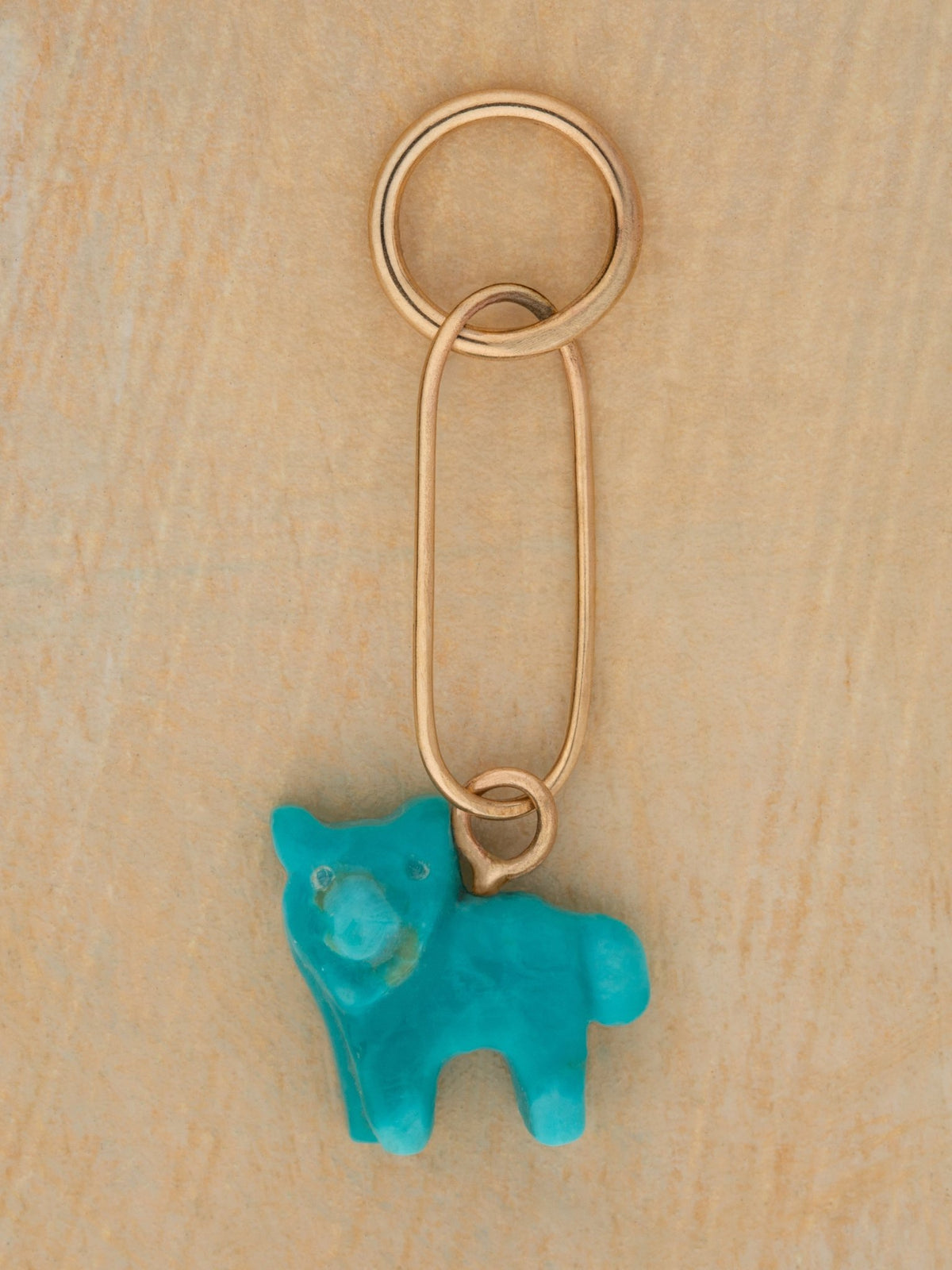 Turquoise Fox Charm — Handmade by Jes MaHarry