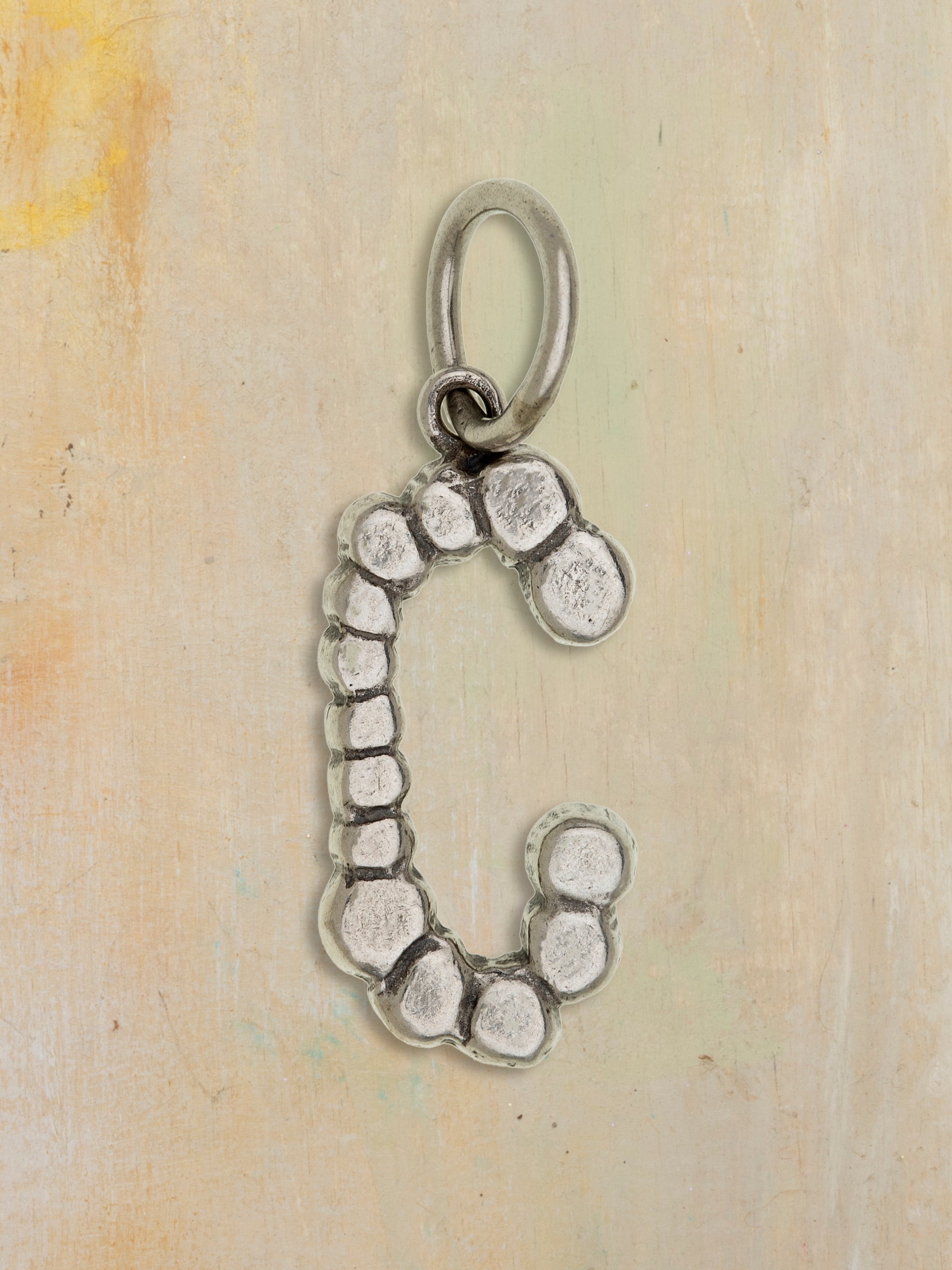 Connect The Dot Silver Charm