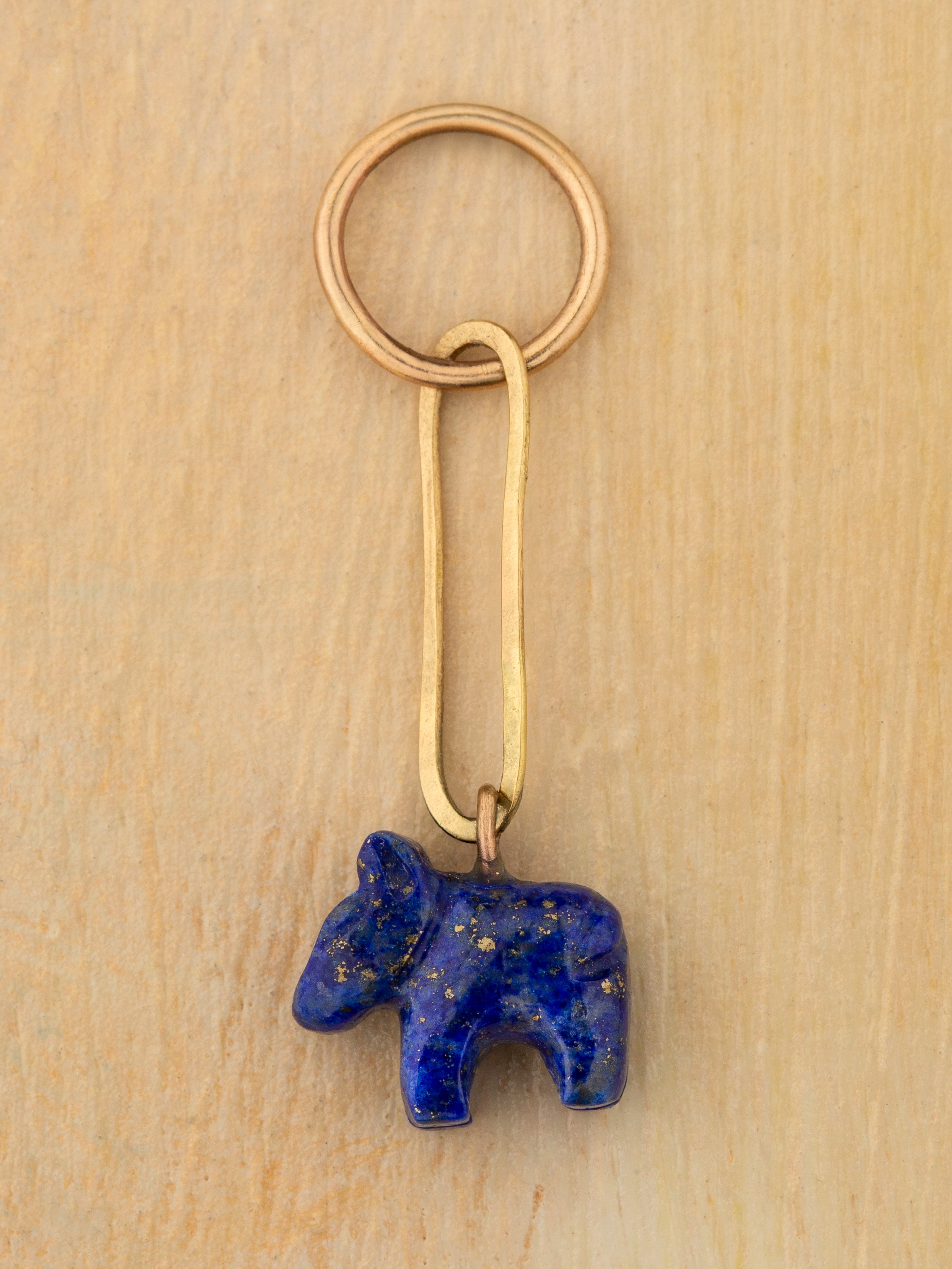 Lapis Donkey Charm