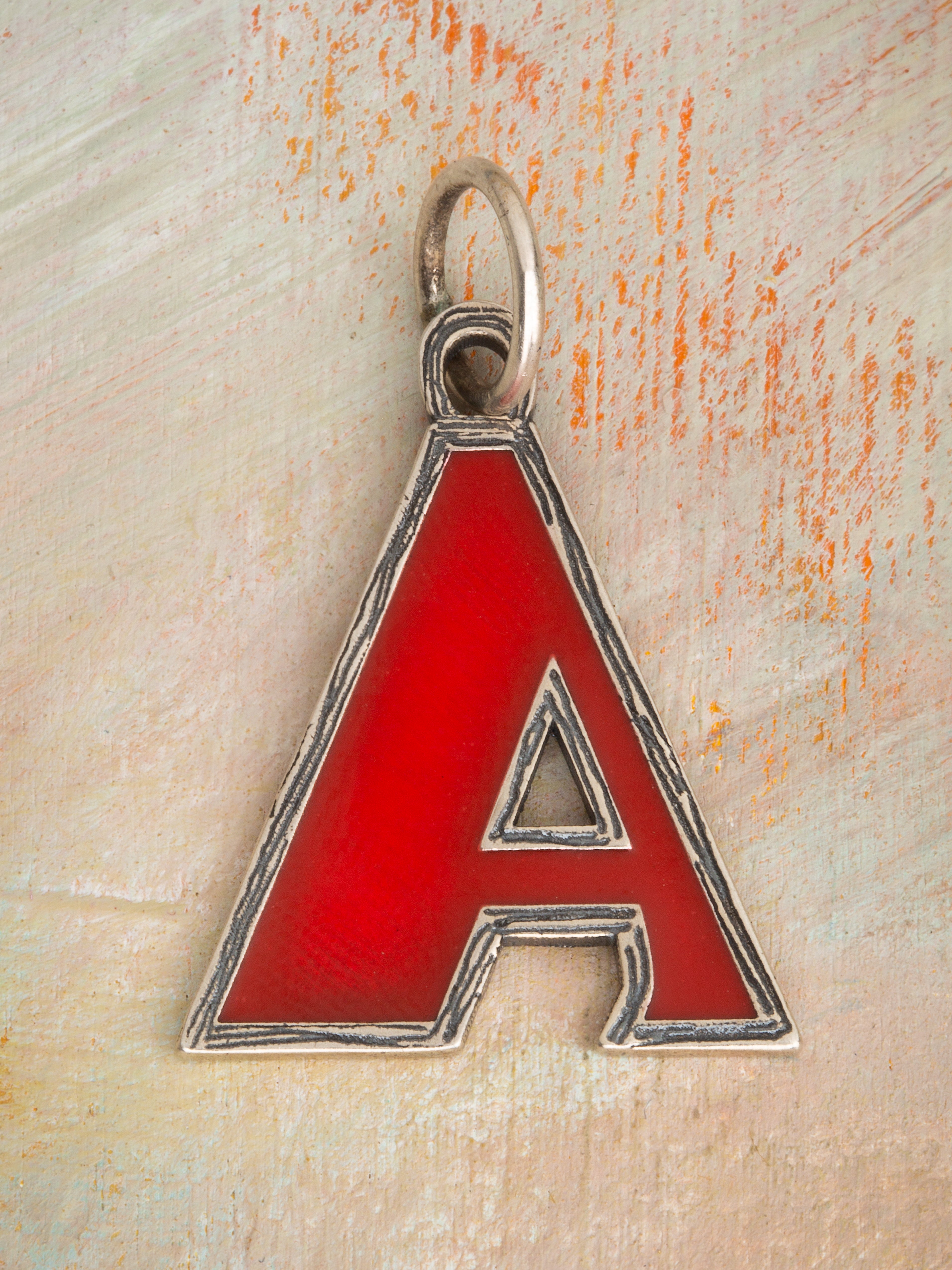 Red Enamel Charm