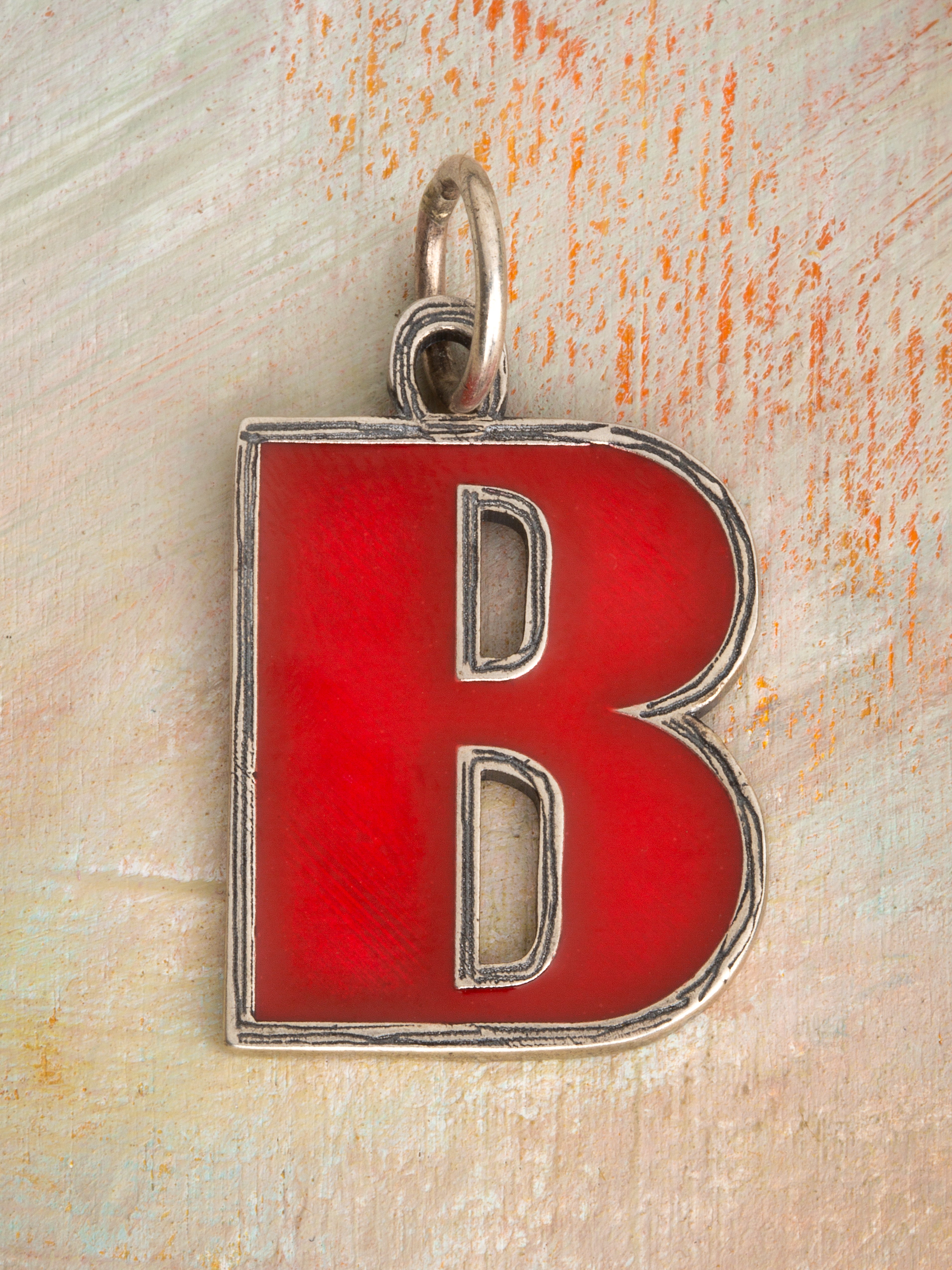 Red Enamel Charm