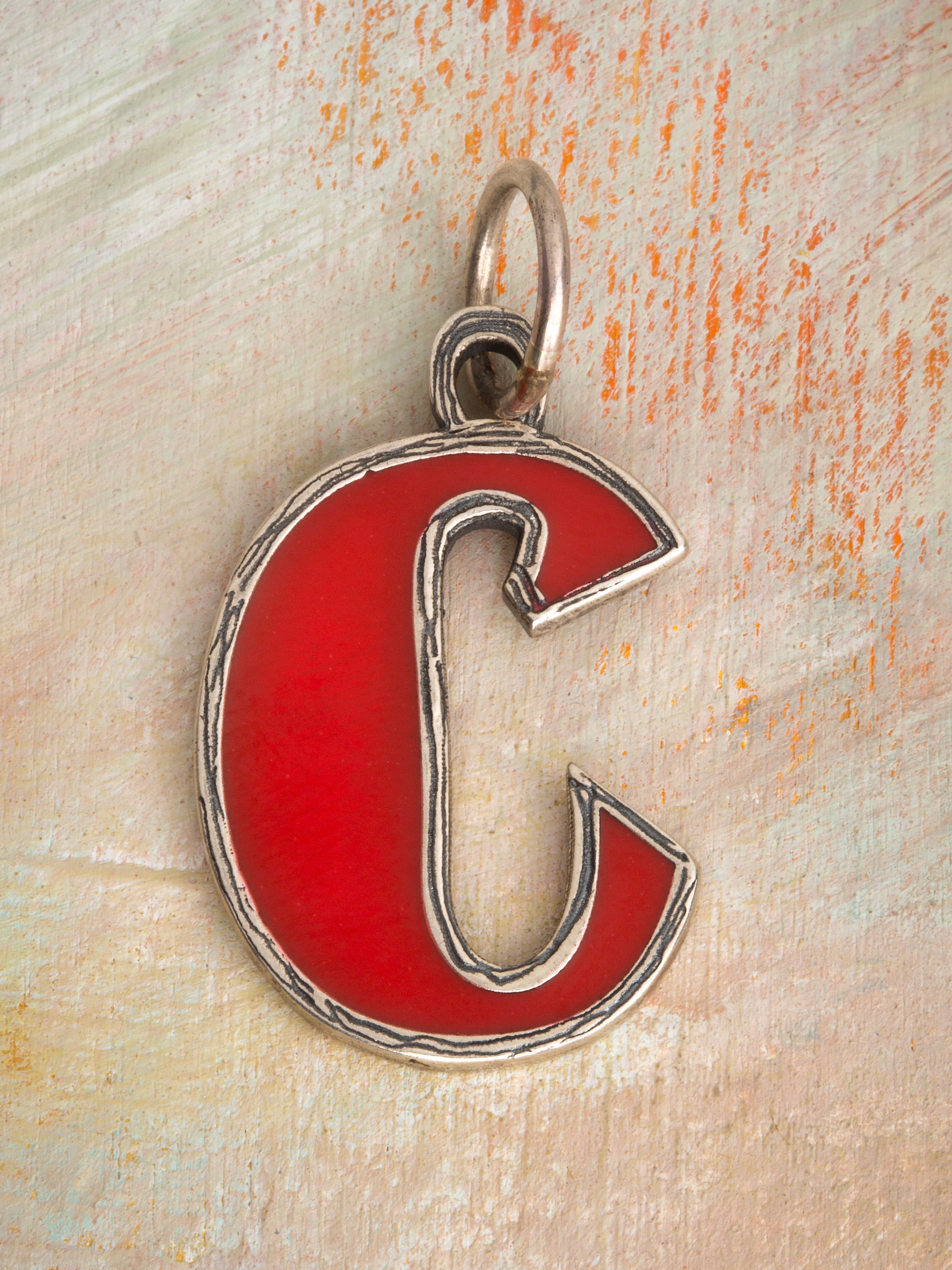 Red Enamel Charm