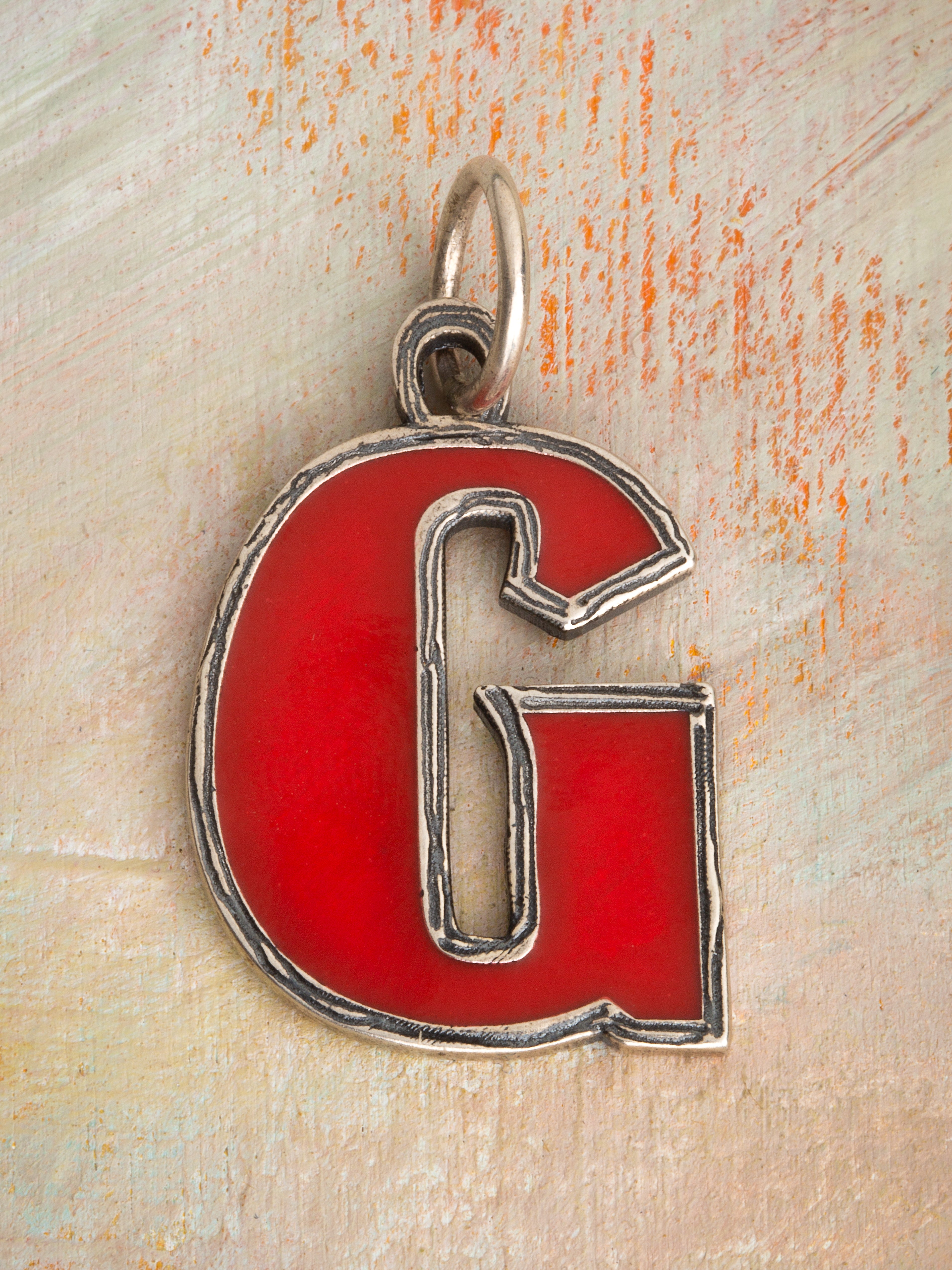 Red Enamel Charm