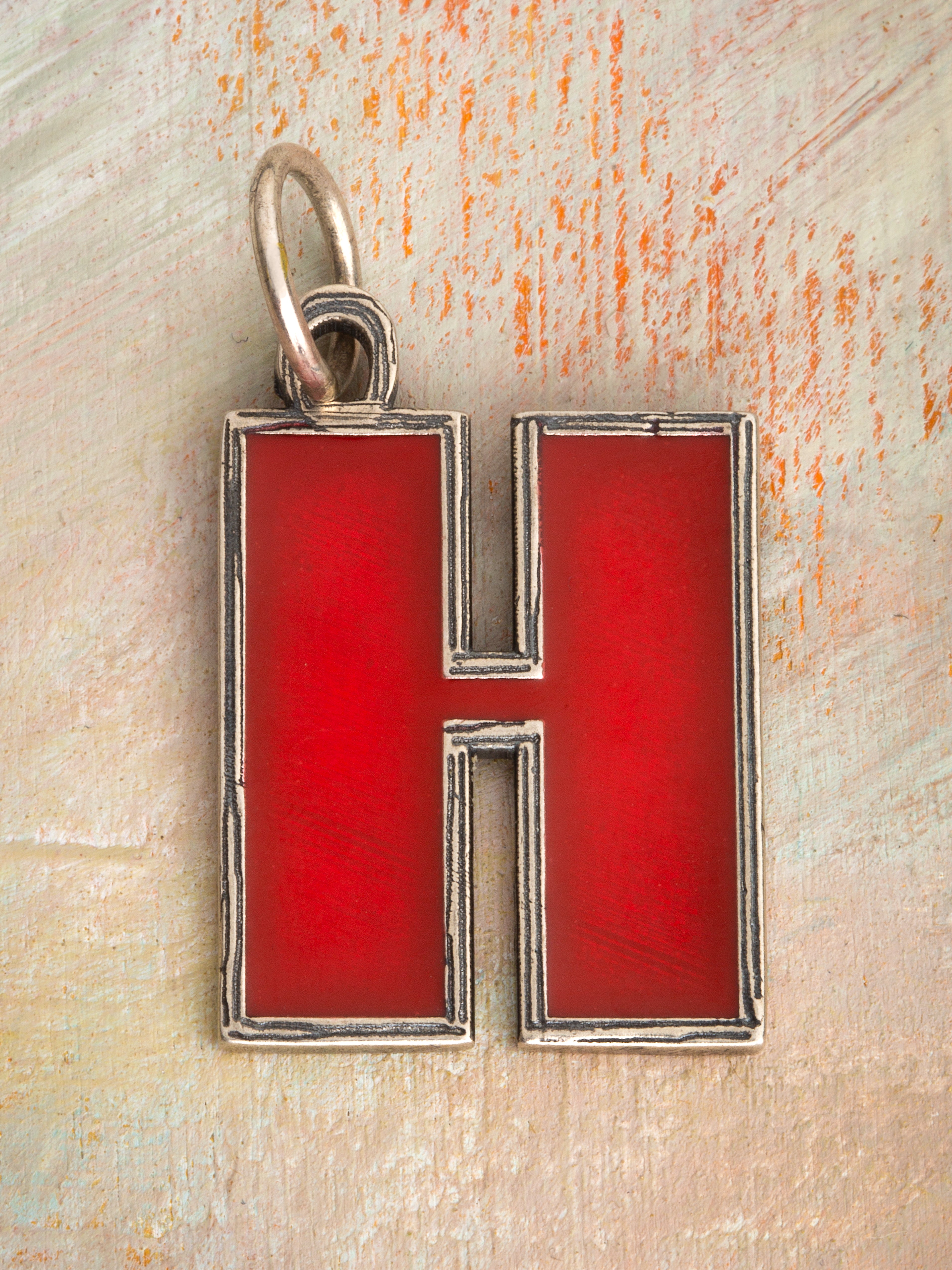 Red Enamel Charm