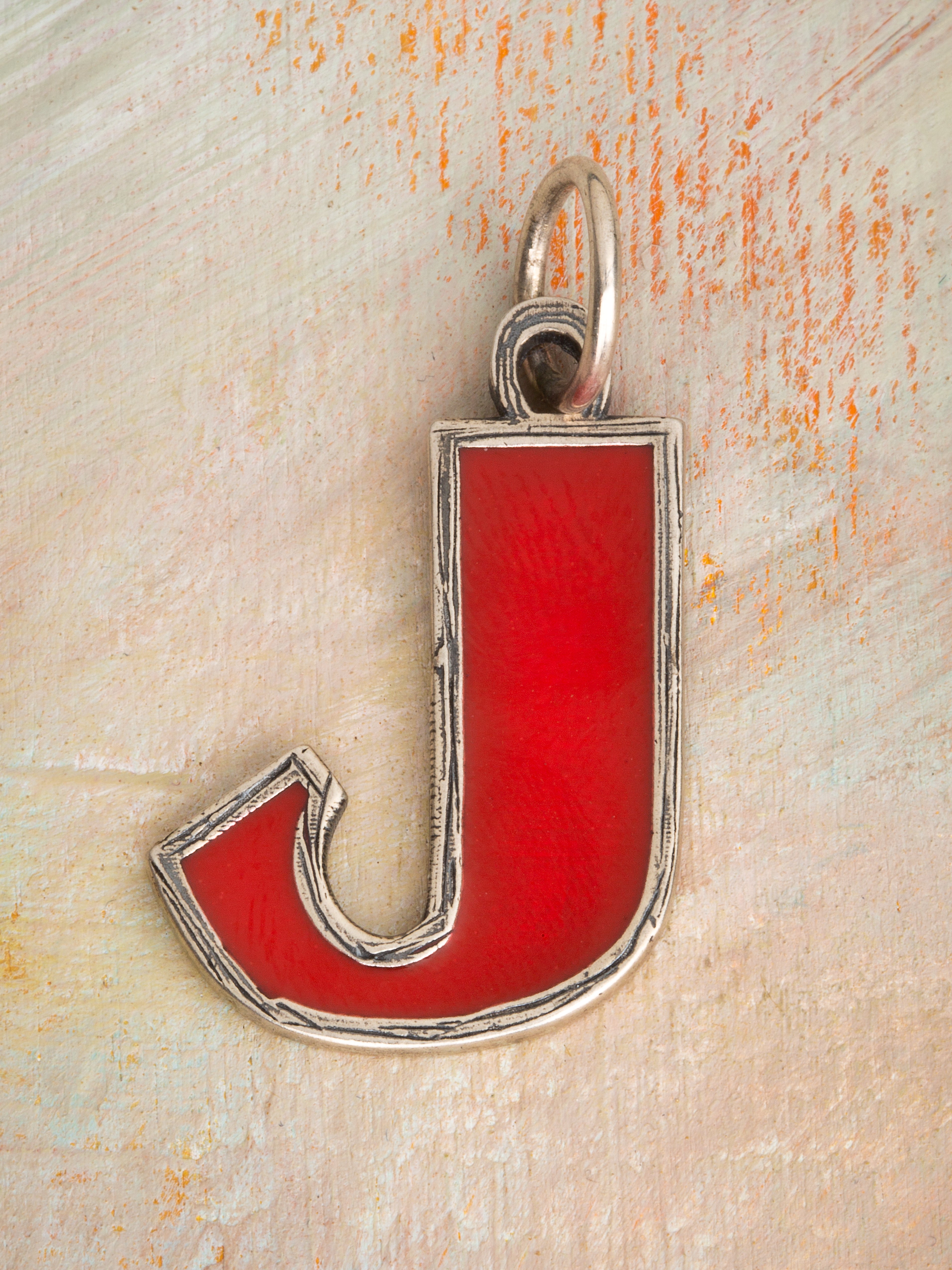 Red Enamel Charm