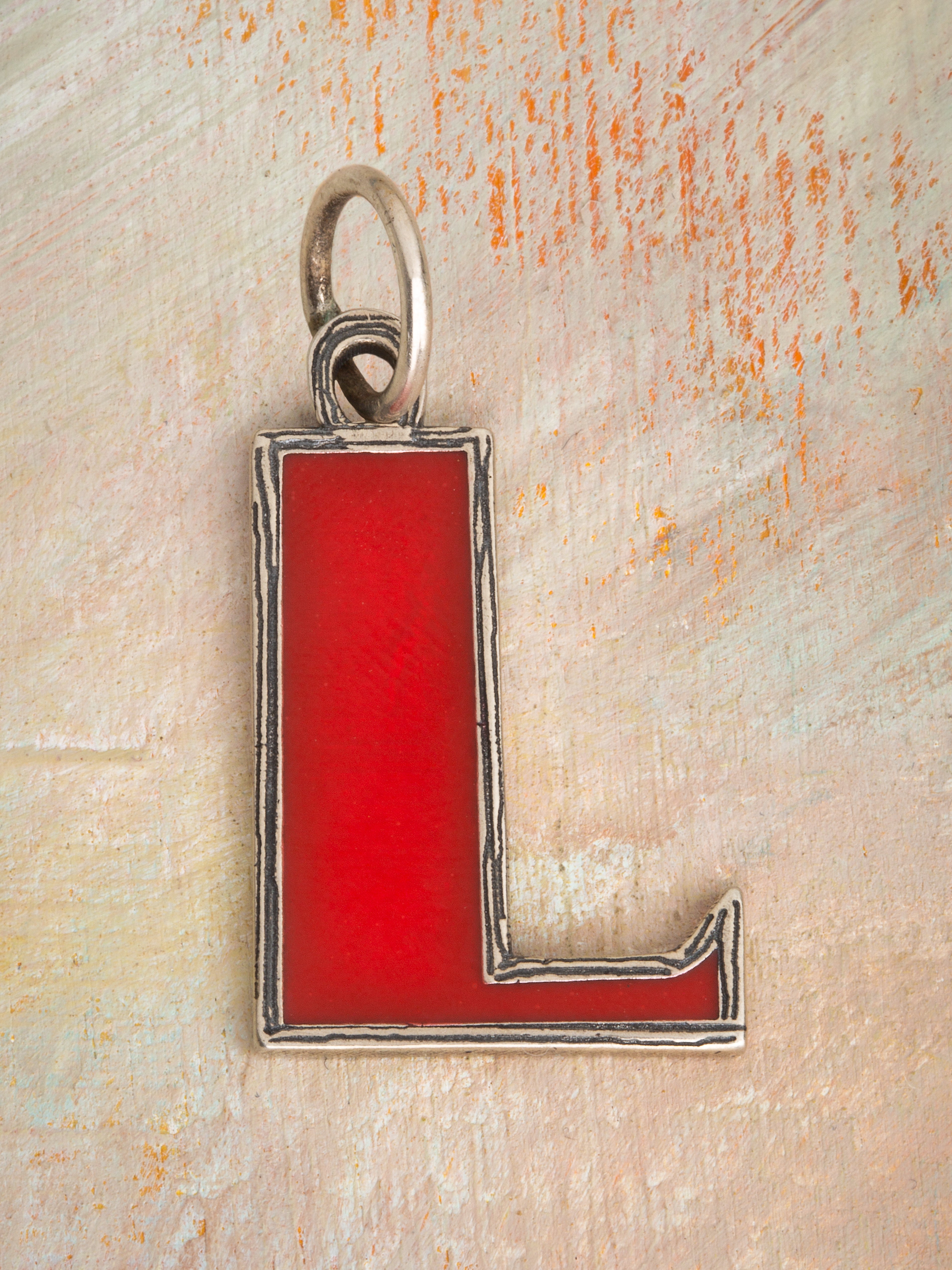 Red Enamel Charm