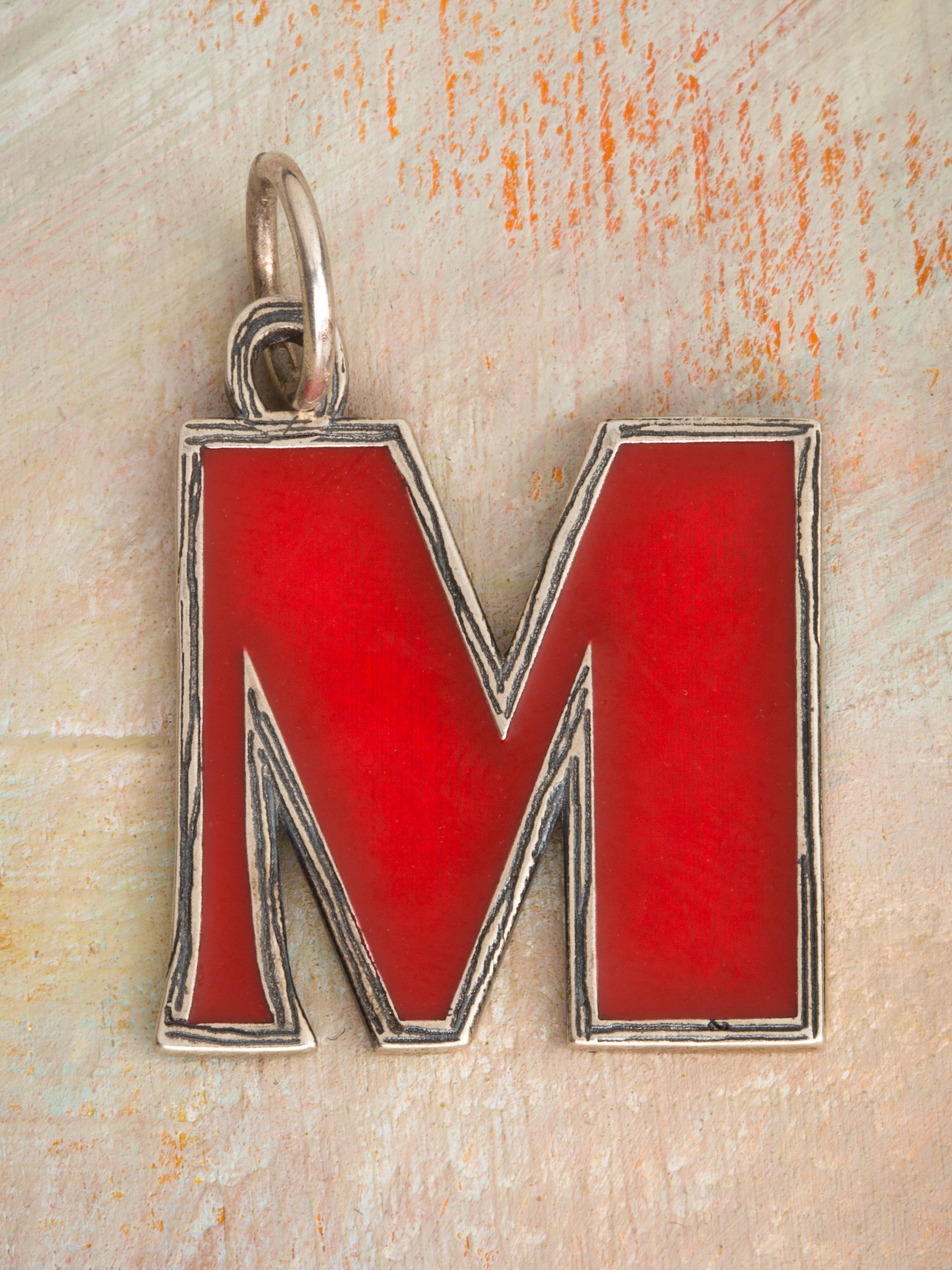 Red Enamel Charm