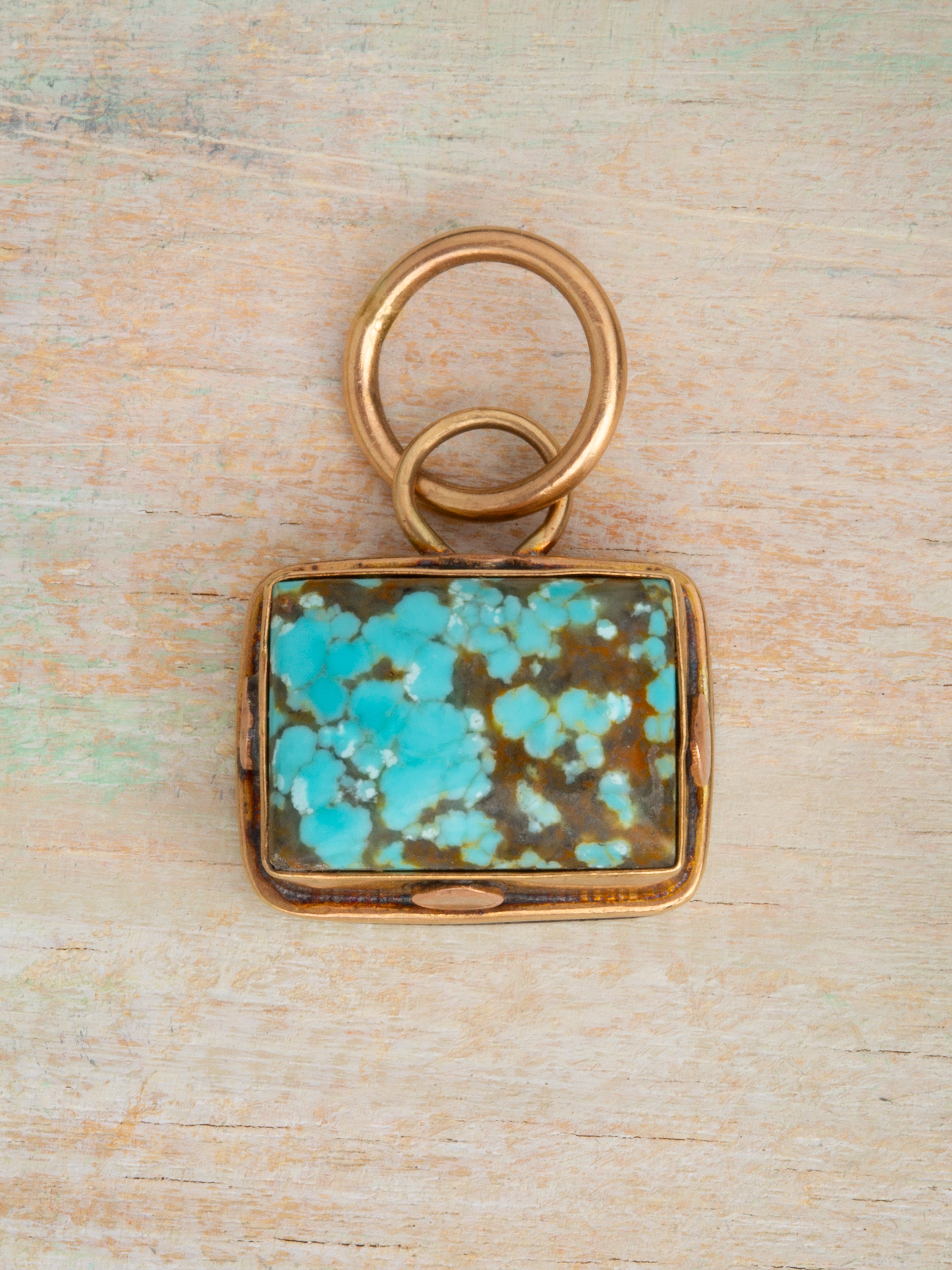 Compass Turquoise Charm