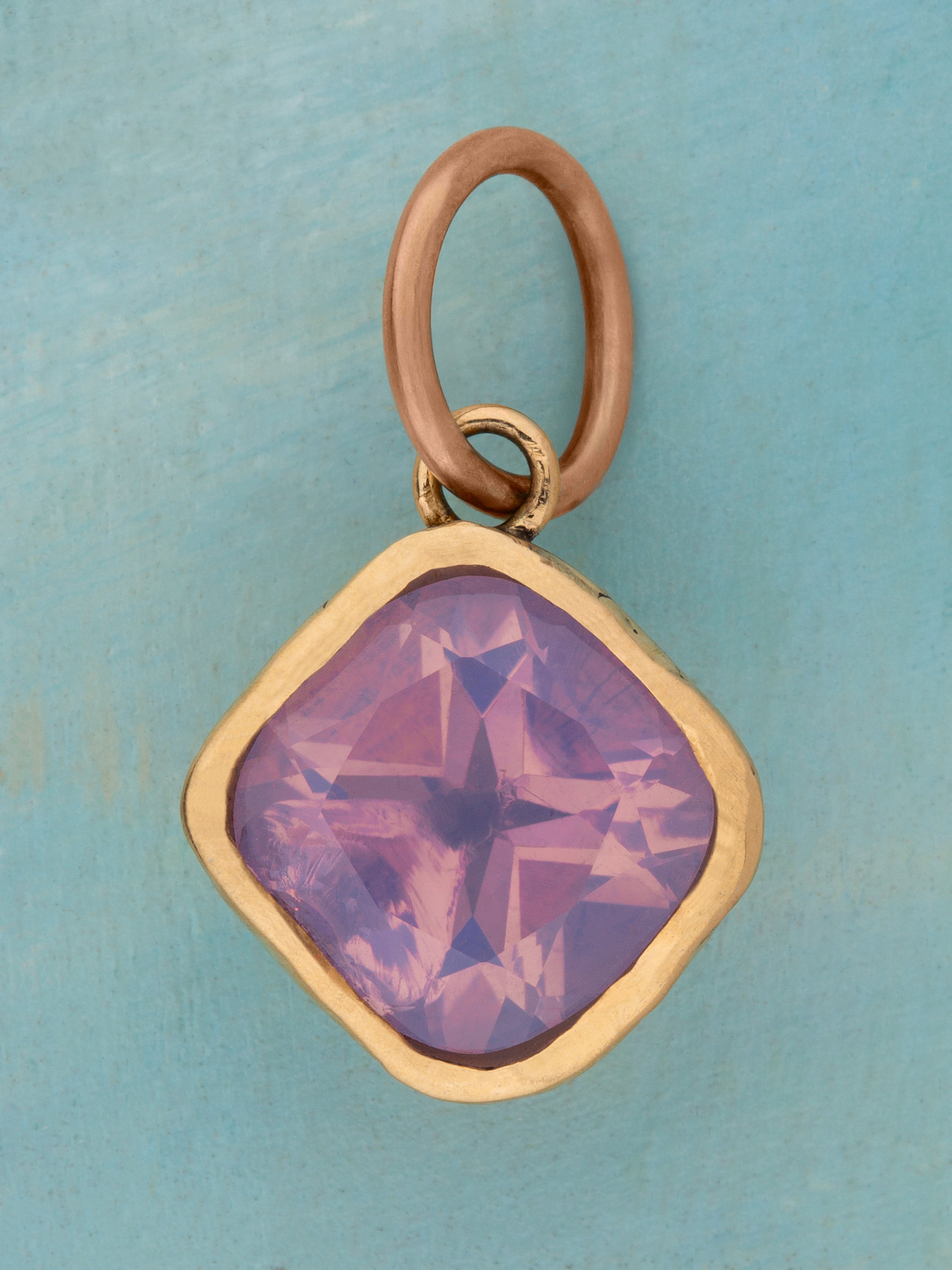 Lilac Quartz Charm