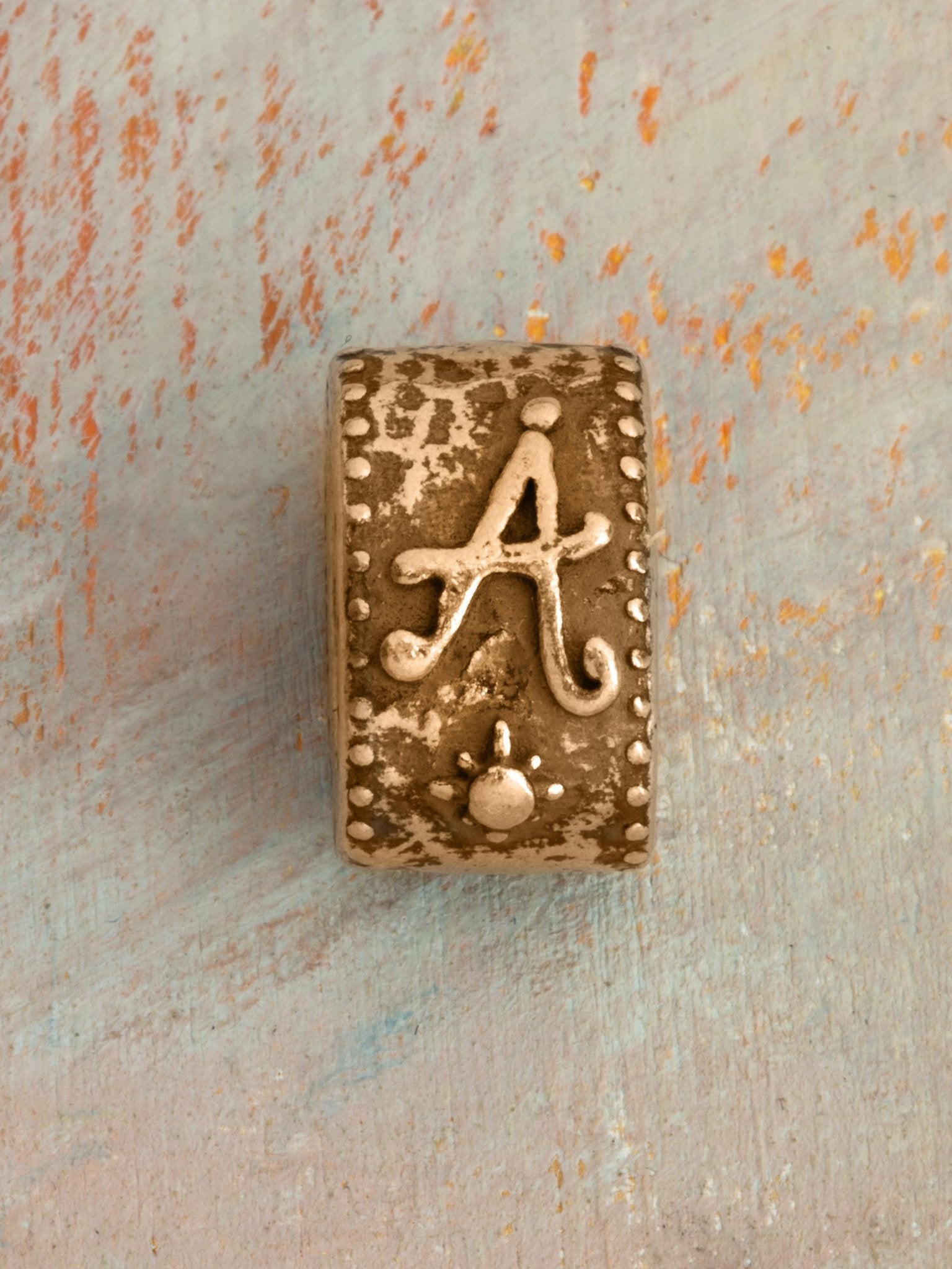Initial Talismans Charm 14k Yellow Gold - Jes MaHarry