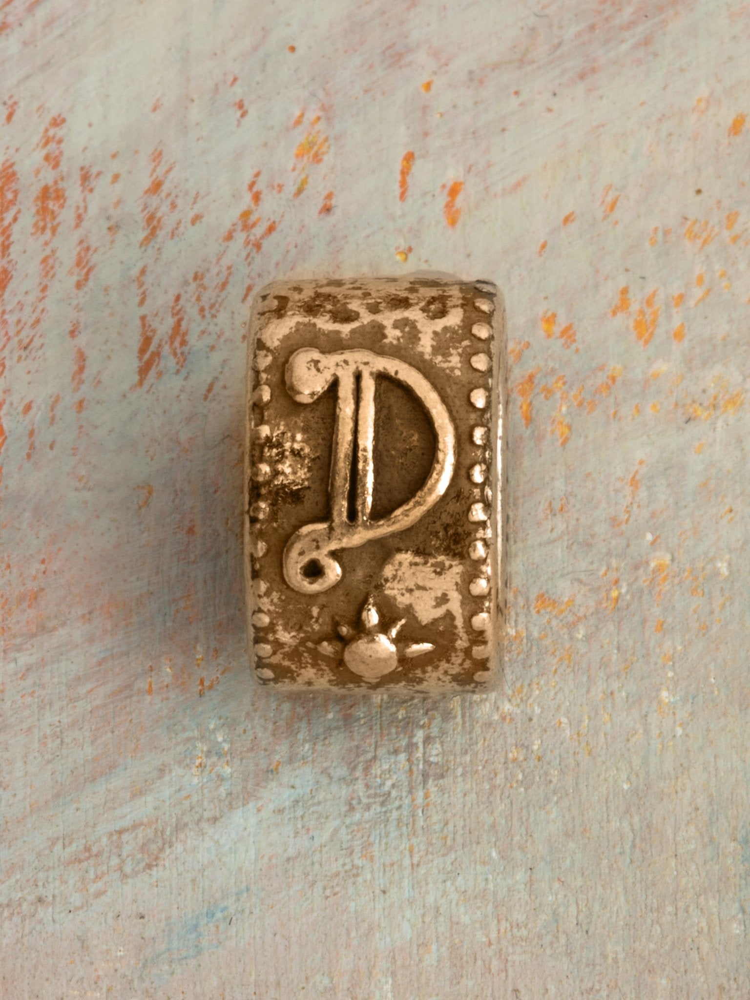 Initial Talismans Charm 14k Yellow Gold - Jes MaHarry