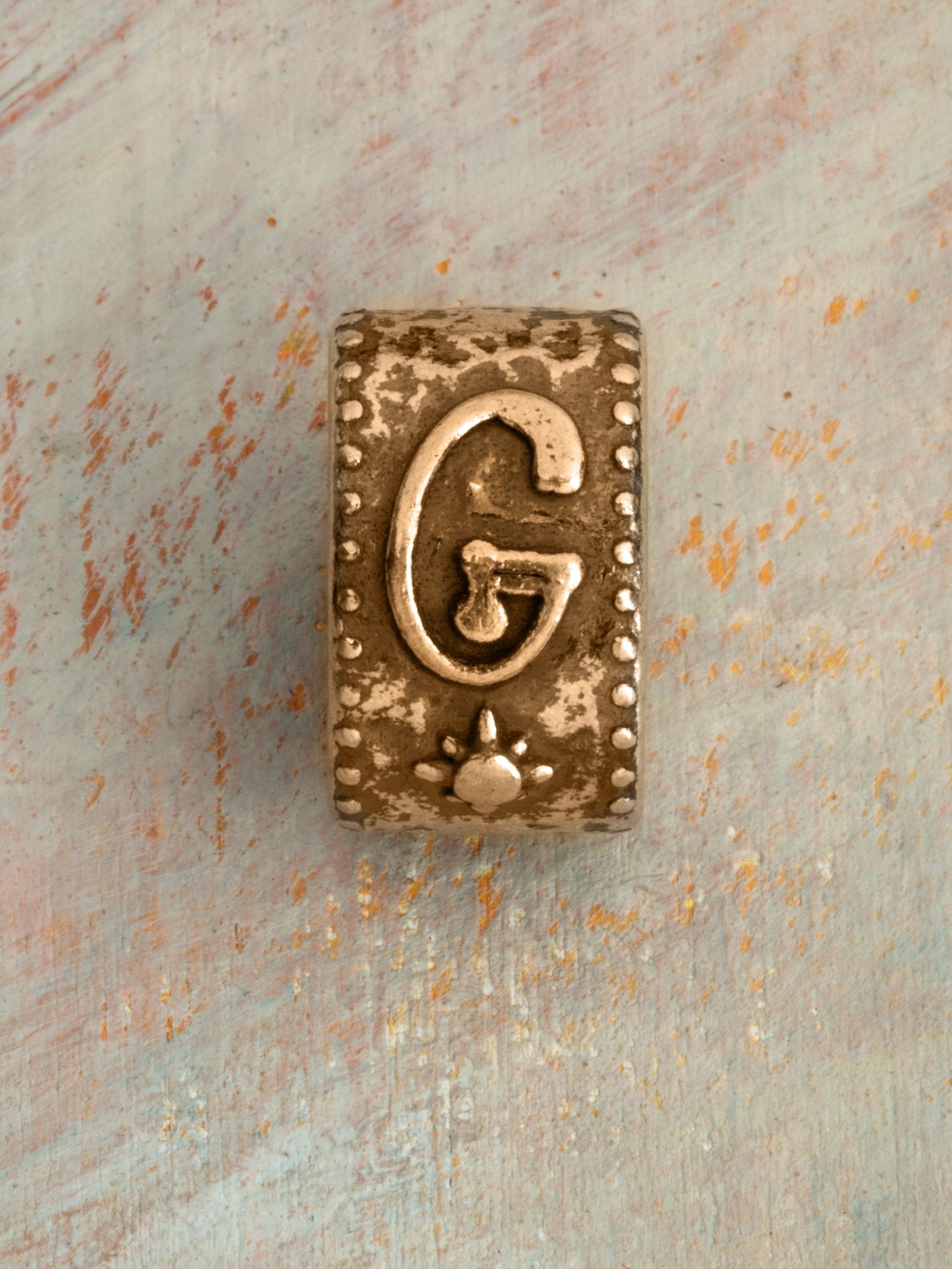 Initial Talismans Charm 14k Yellow Gold - Jes MaHarry