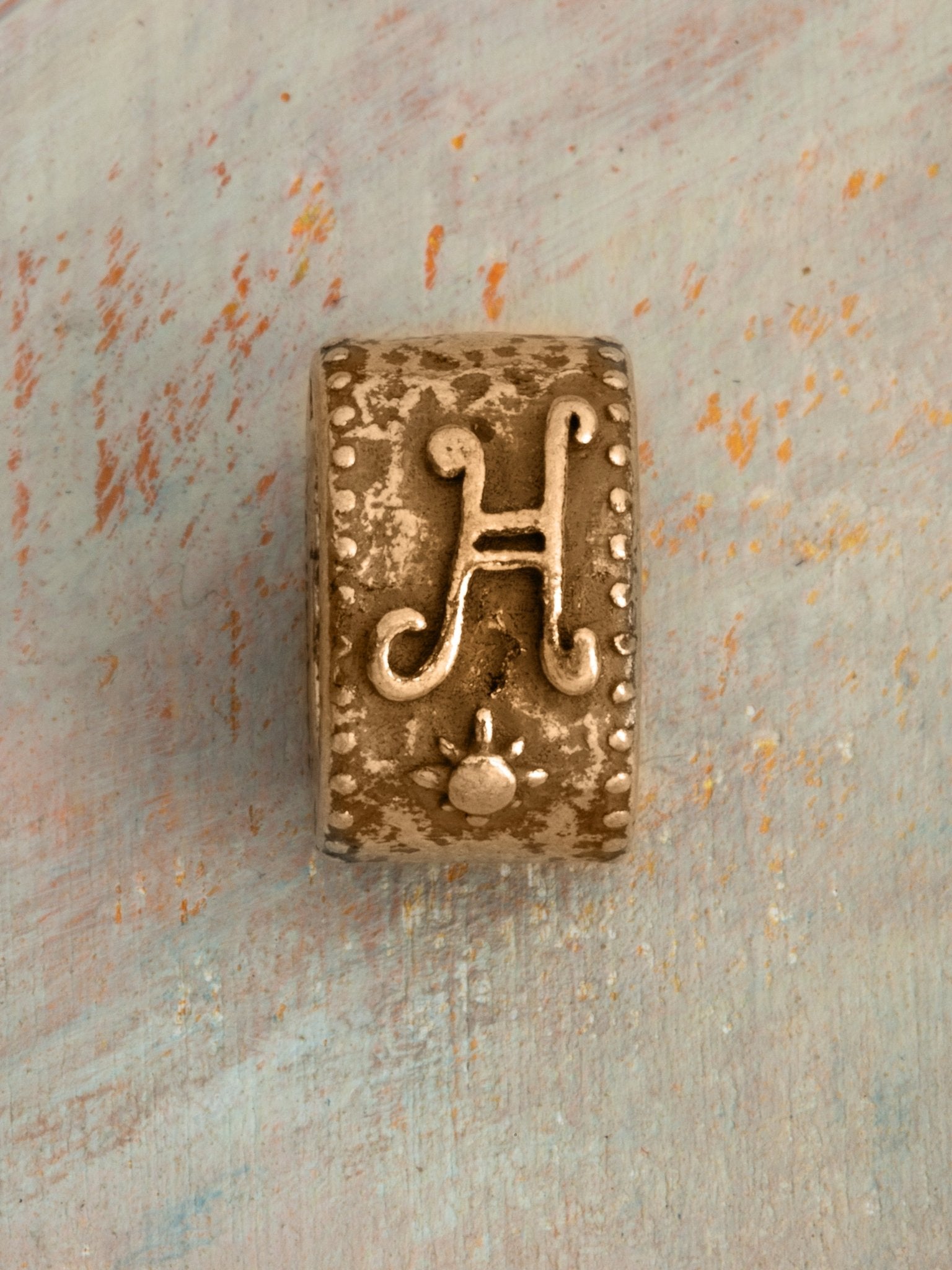 Initial Talismans Charm 14k Yellow Gold - Jes MaHarry