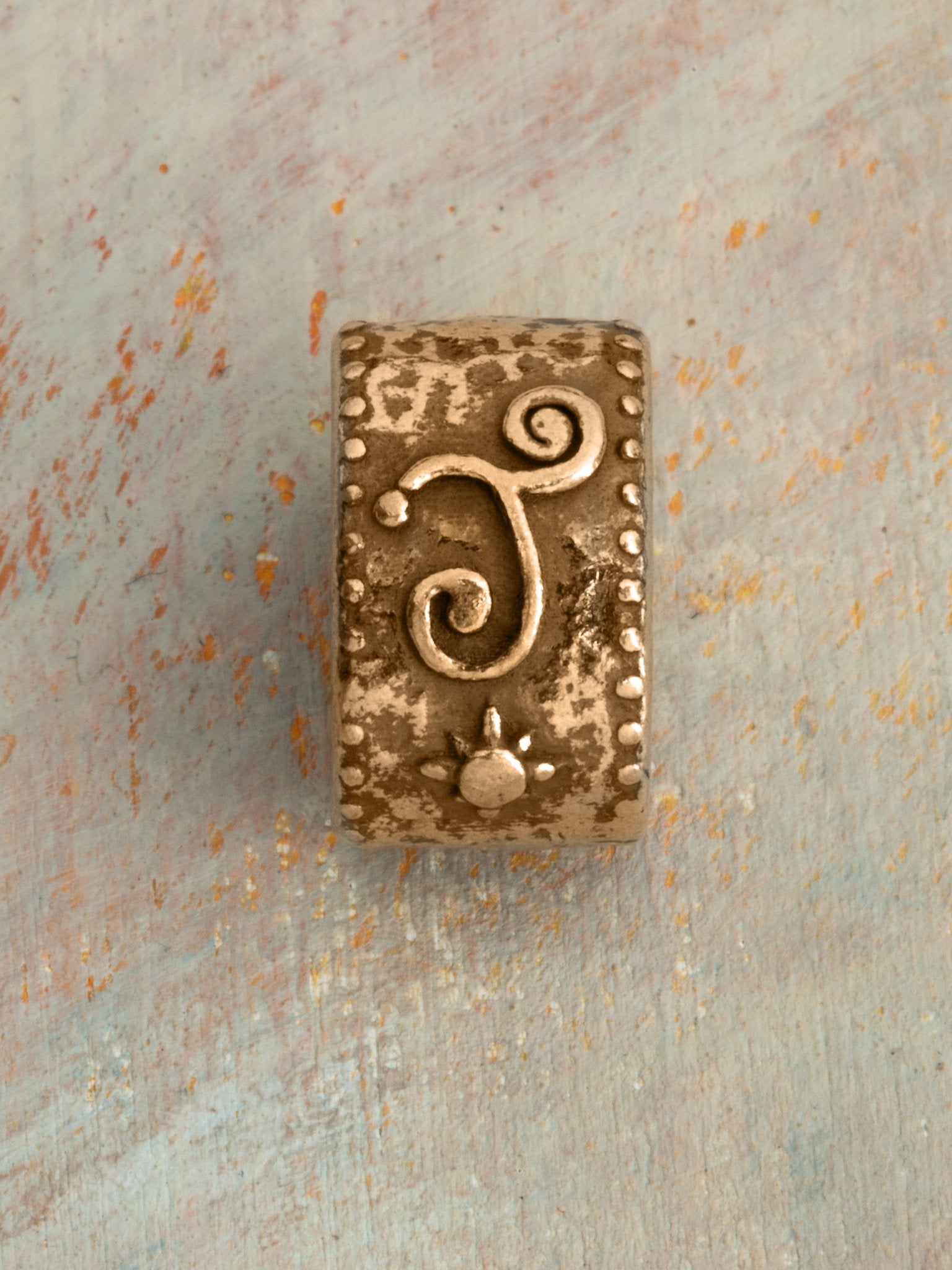 Initial Talismans Charm 14k Yellow Gold - Jes MaHarry