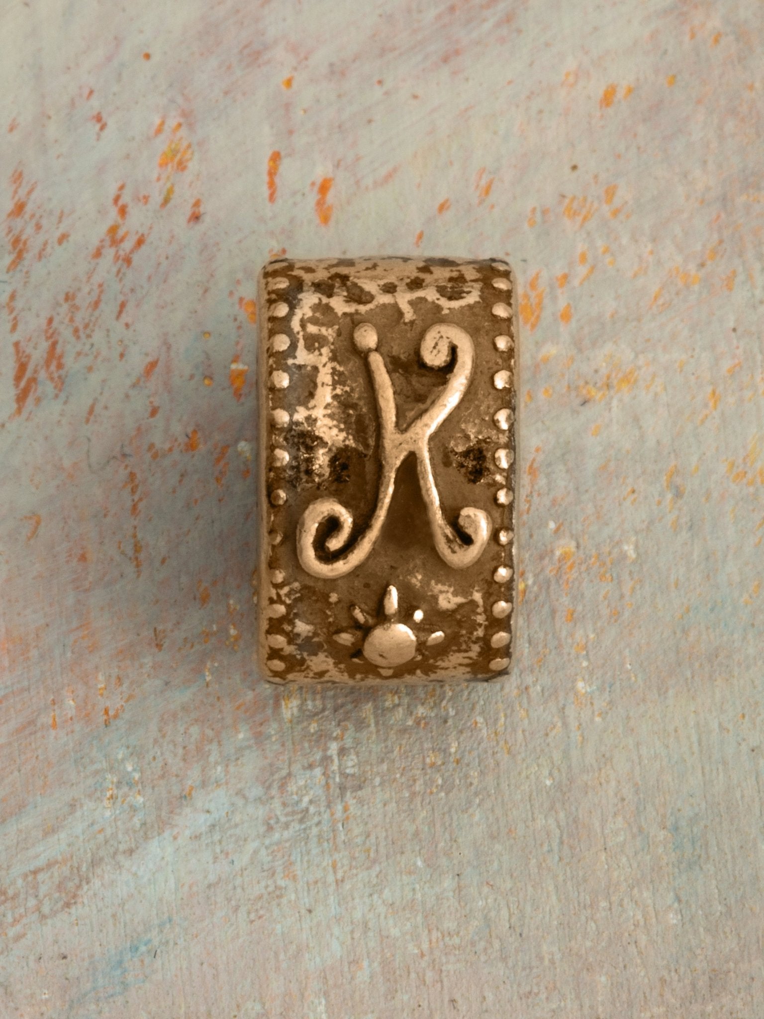 Initial Talismans Charm 14k Yellow Gold - Jes MaHarry