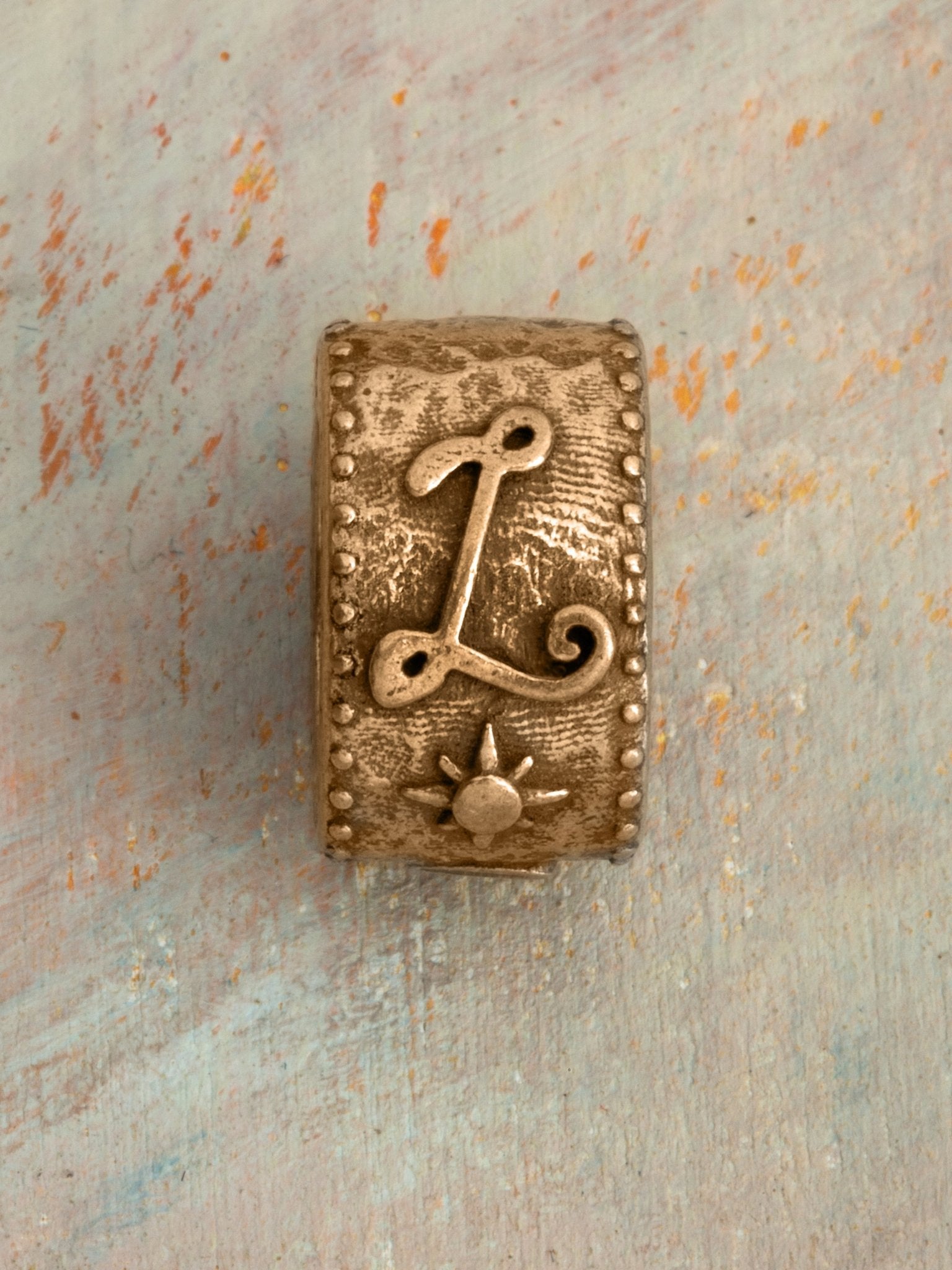 Initial Talismans Charm 14k Yellow Gold - Jes MaHarry