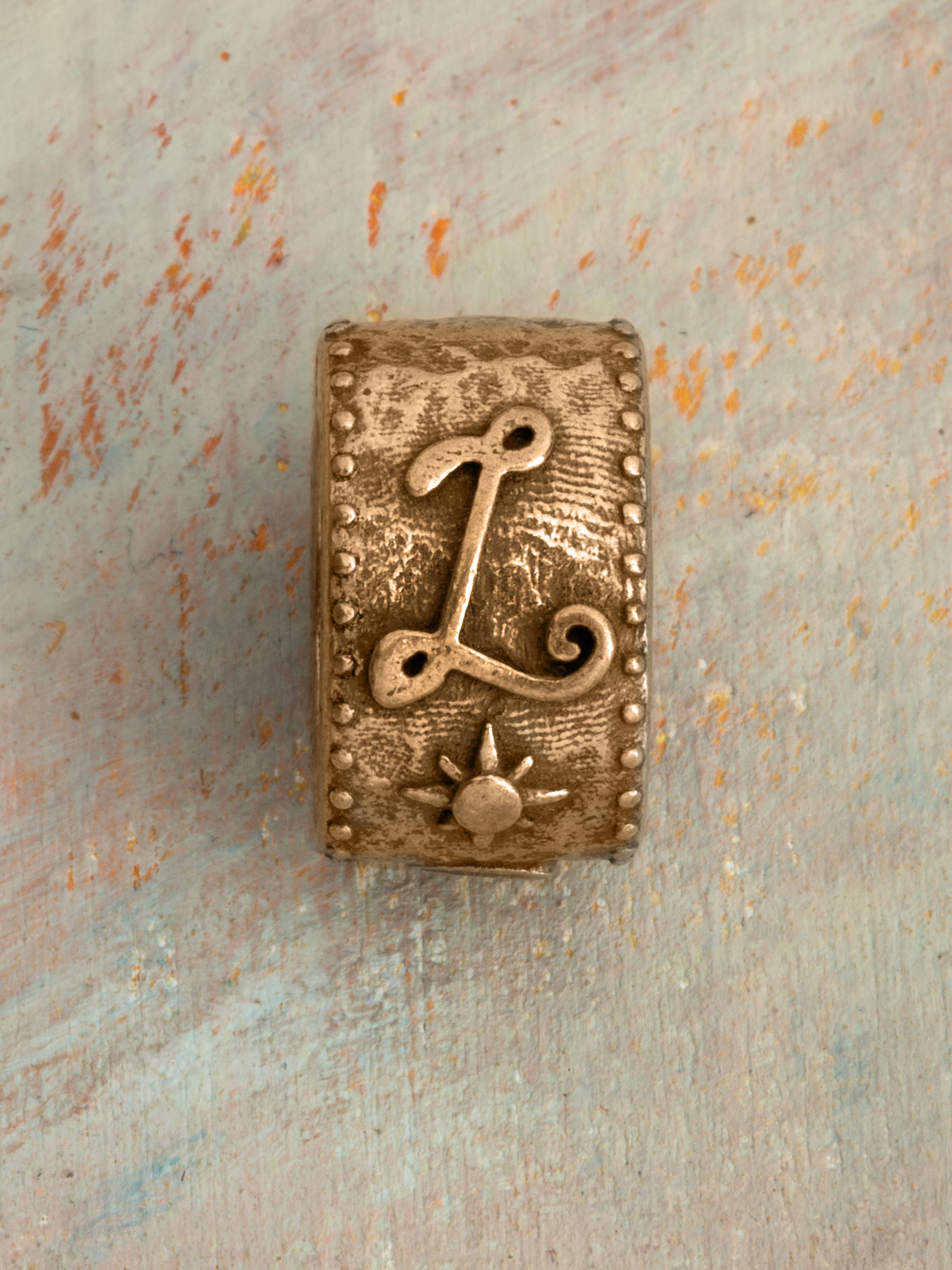 Initial Talismans Charm 14k Yellow Gold