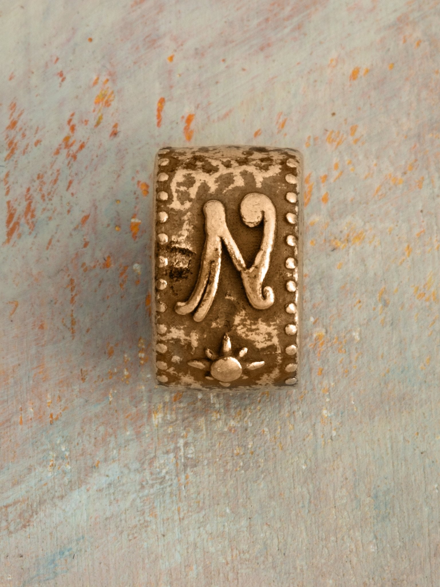 Initial Talismans Charm 14k Yellow Gold - Jes MaHarry