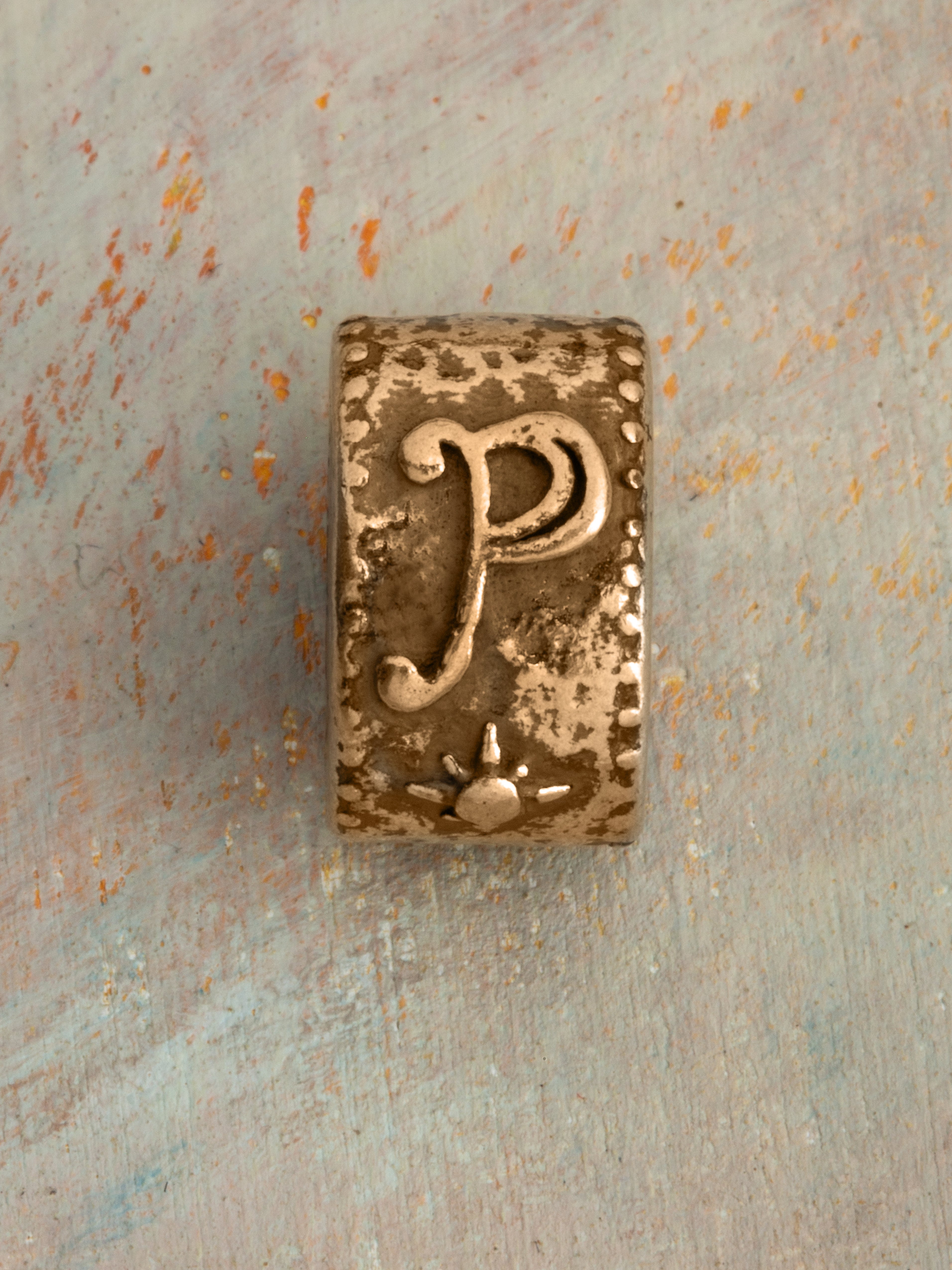 Initial Talismans Charm 14k Yellow Gold