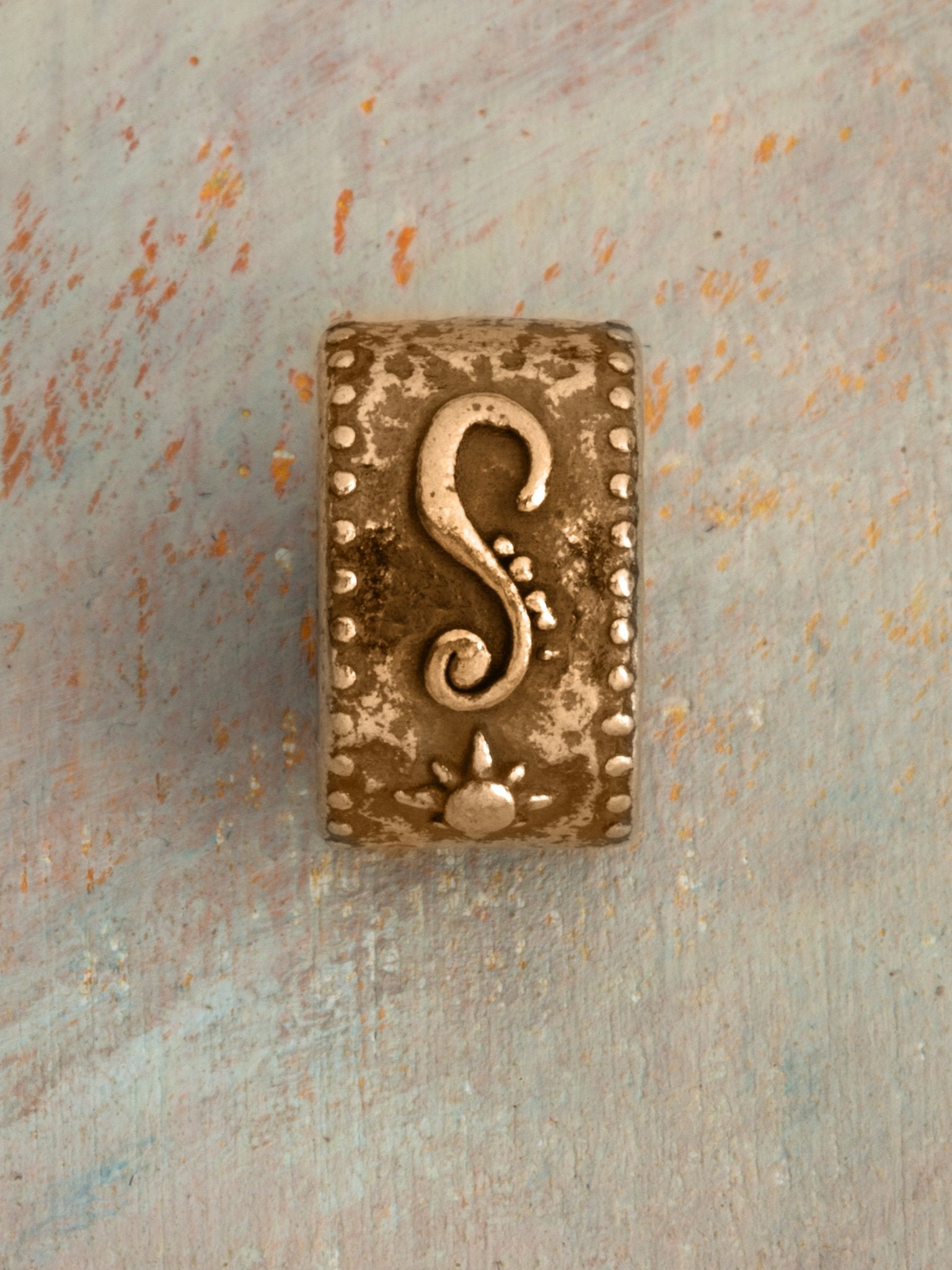 Initial Talismans Charm 14k Yellow Gold - Jes MaHarry