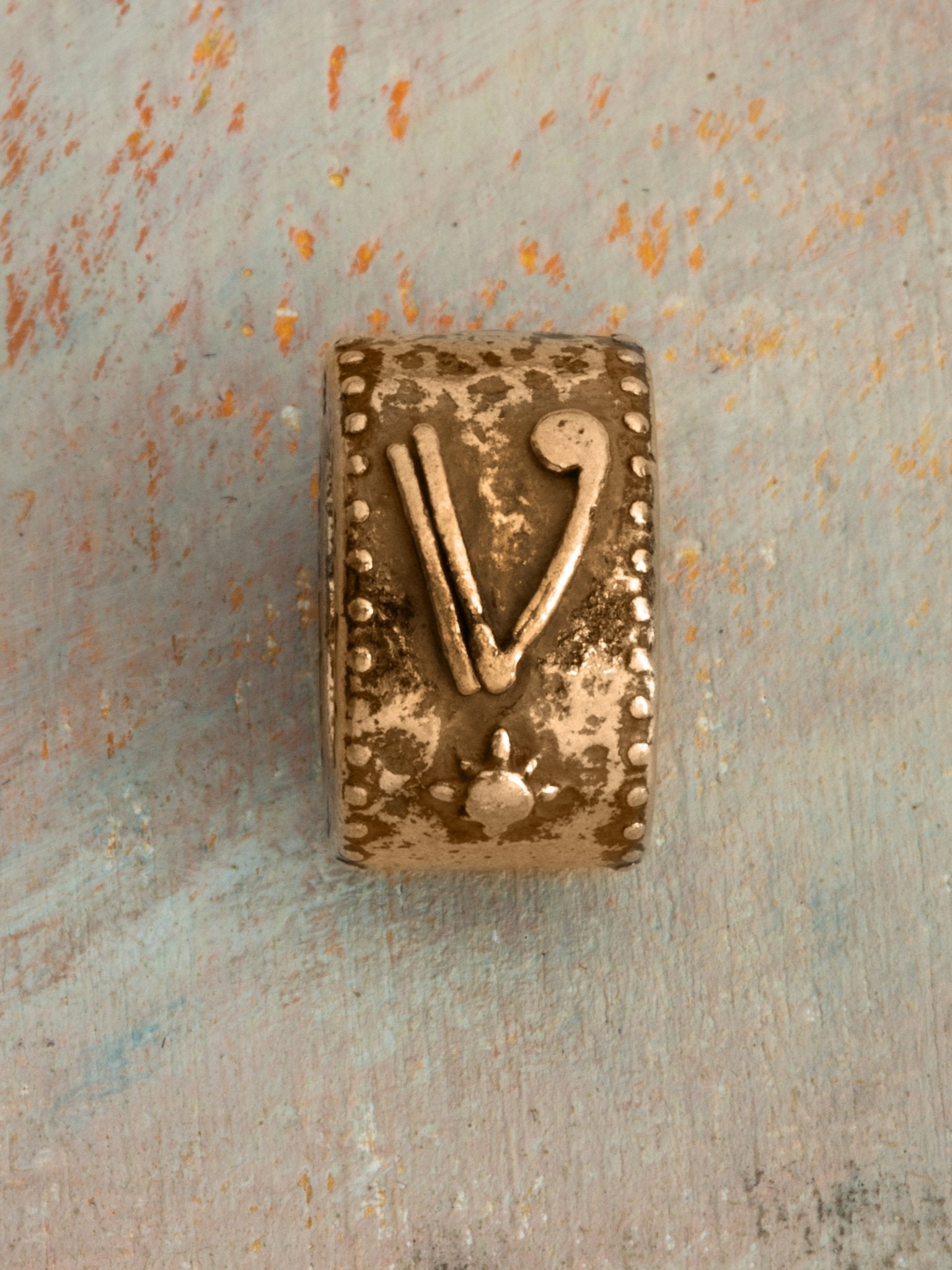 Initial Talismans Charm 14k Yellow Gold - Jes MaHarry
