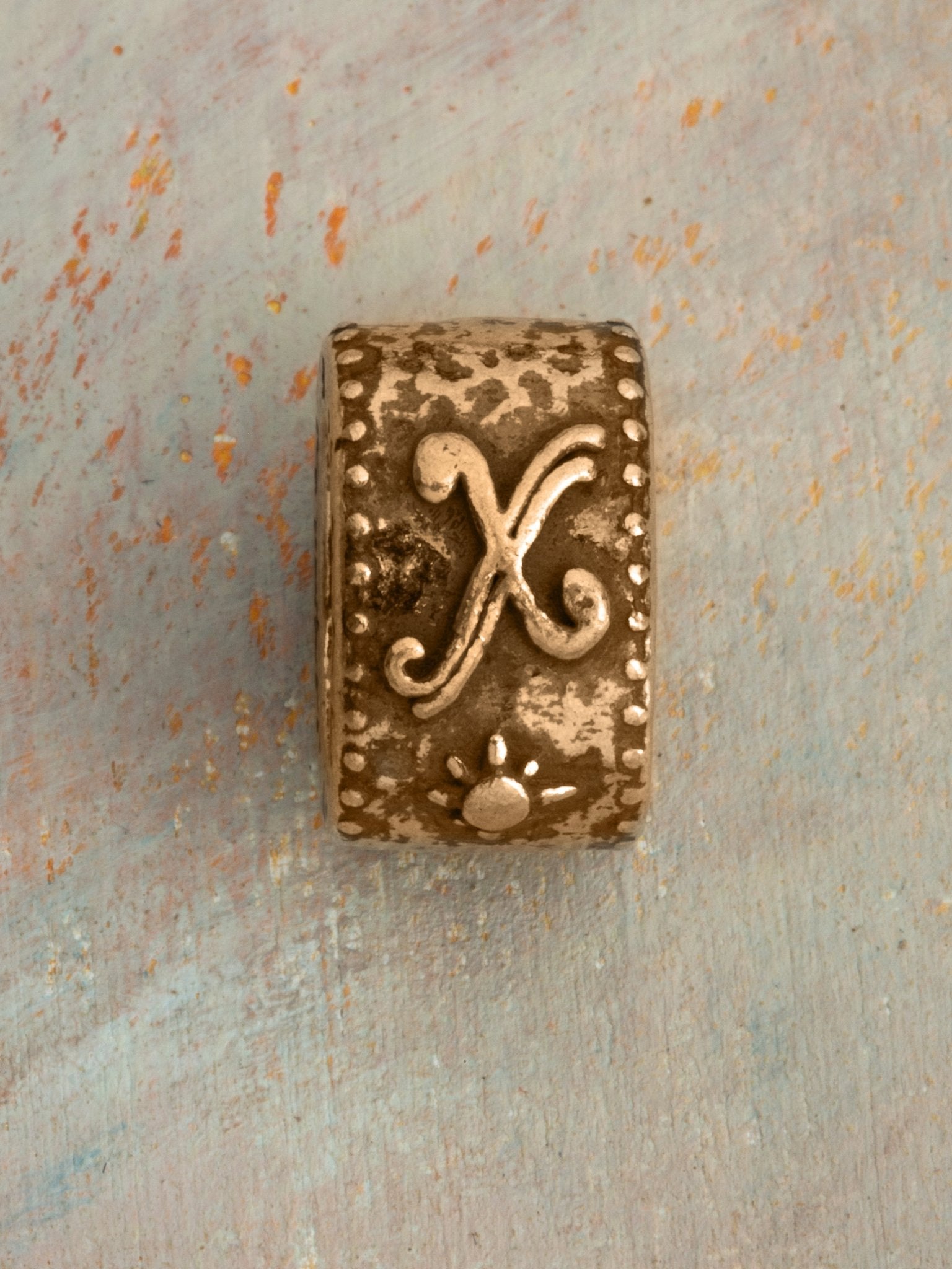 Initial Talismans Charm 14k Yellow Gold - Jes MaHarry