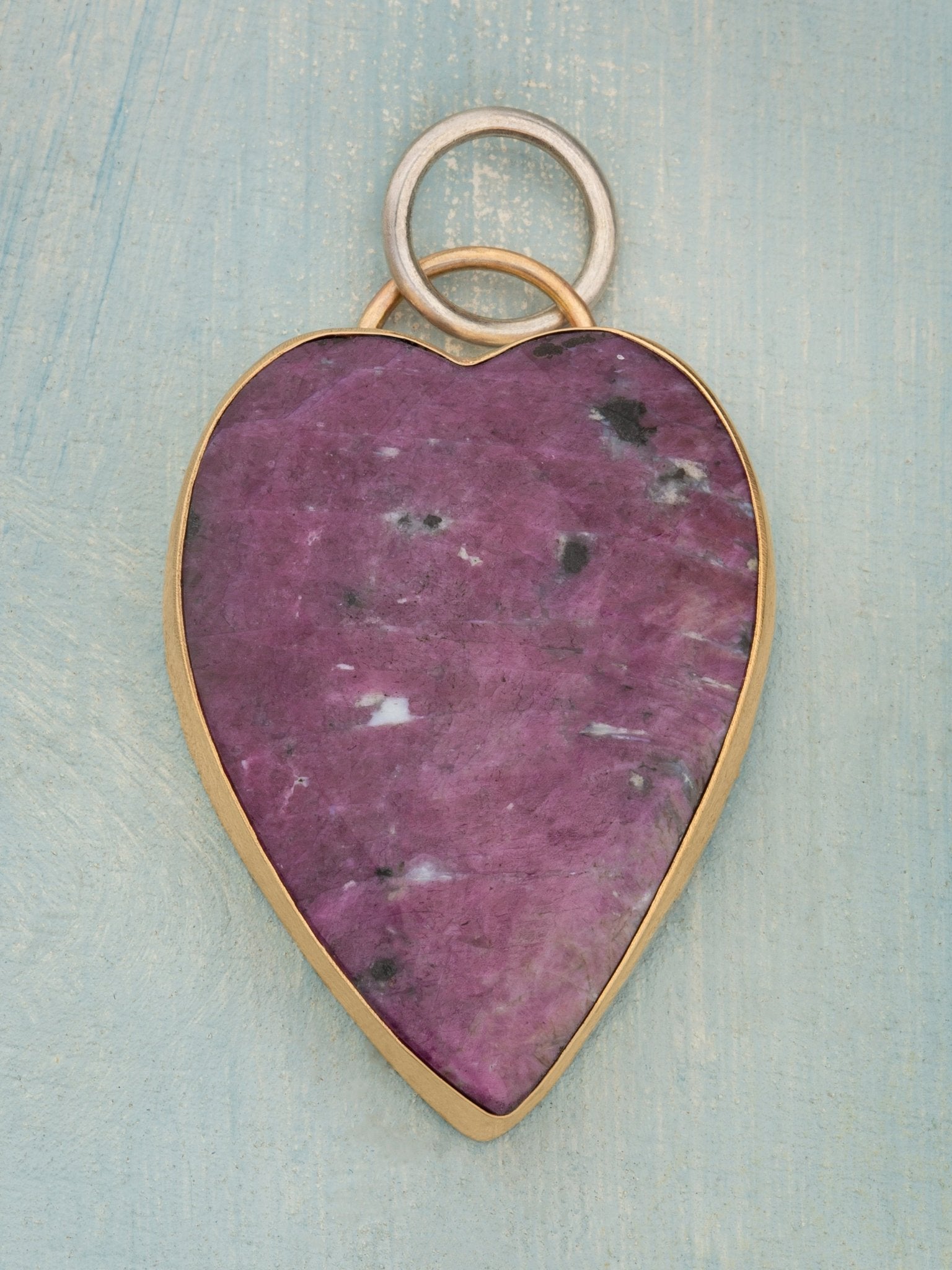 Ruby Heart Charm - Jes MaHarry