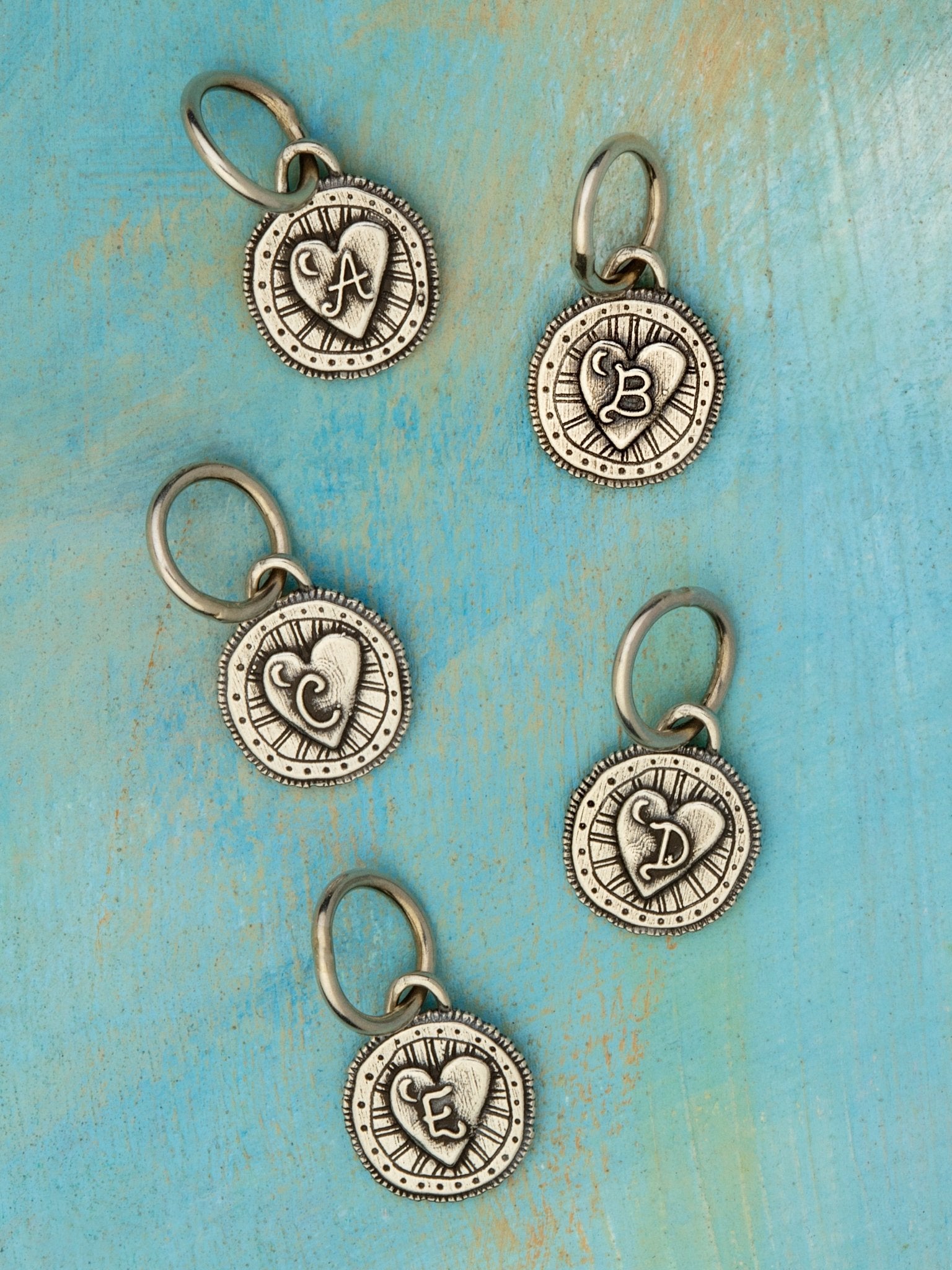 Silver Alphabet Charm — Handmade by Jes MaHarry