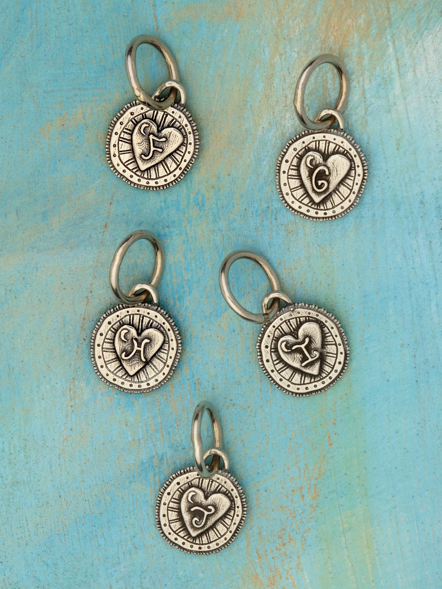 Silver Alphabet Charm — Handmade by Jes MaHarry