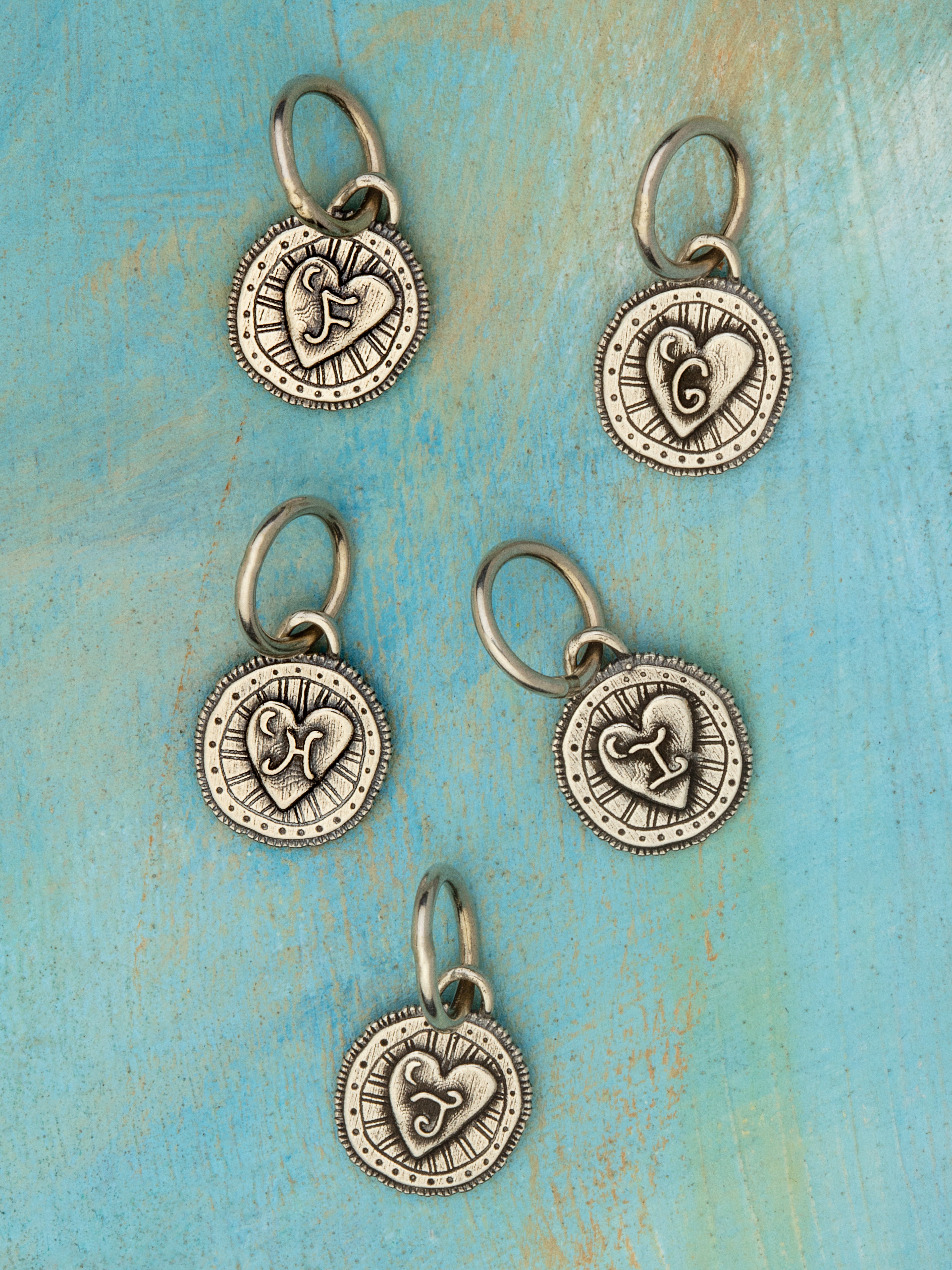 Silver Alphabet Charm