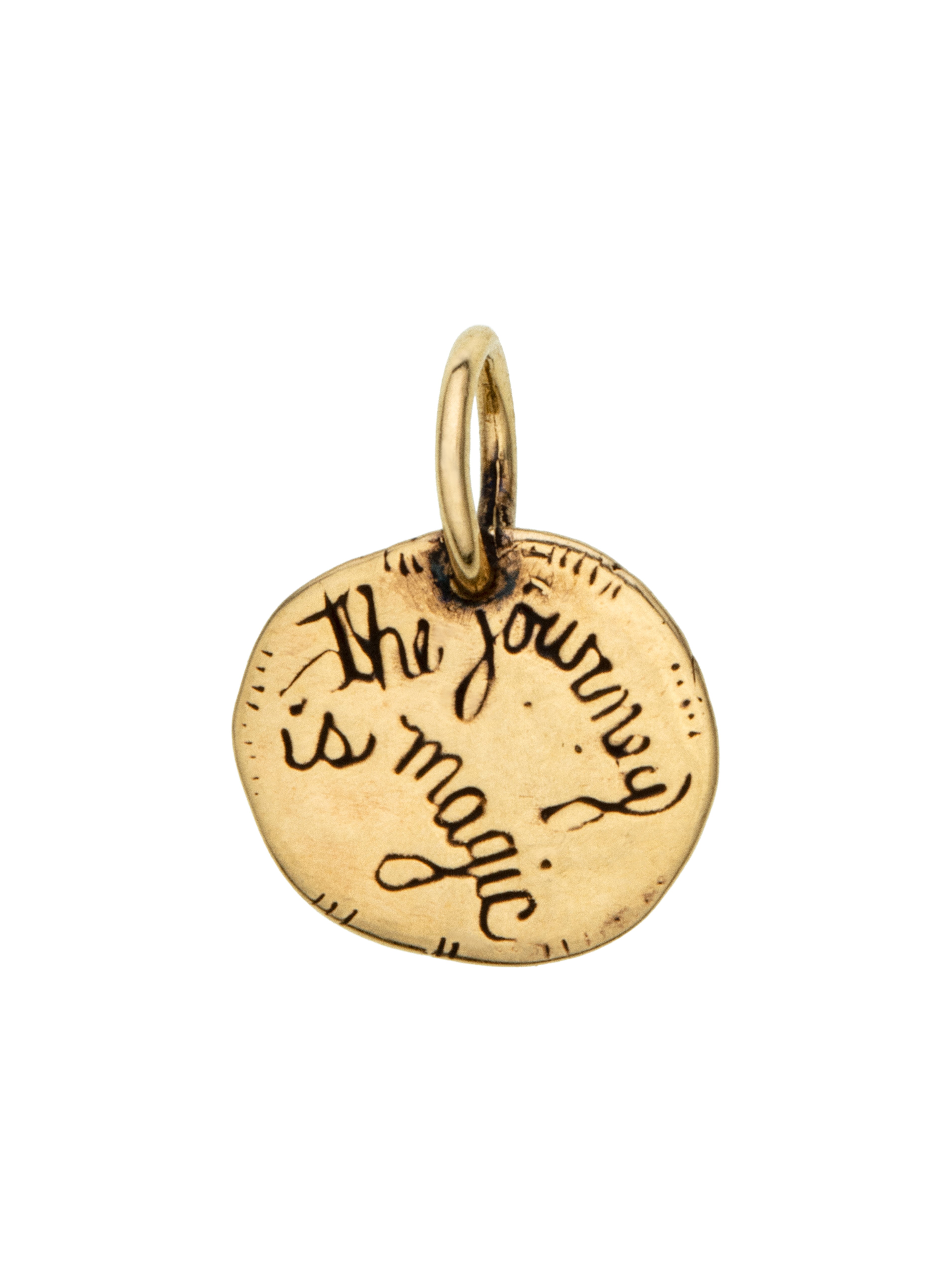 The Journey Is Magic Charm In 14k Yellow Gold