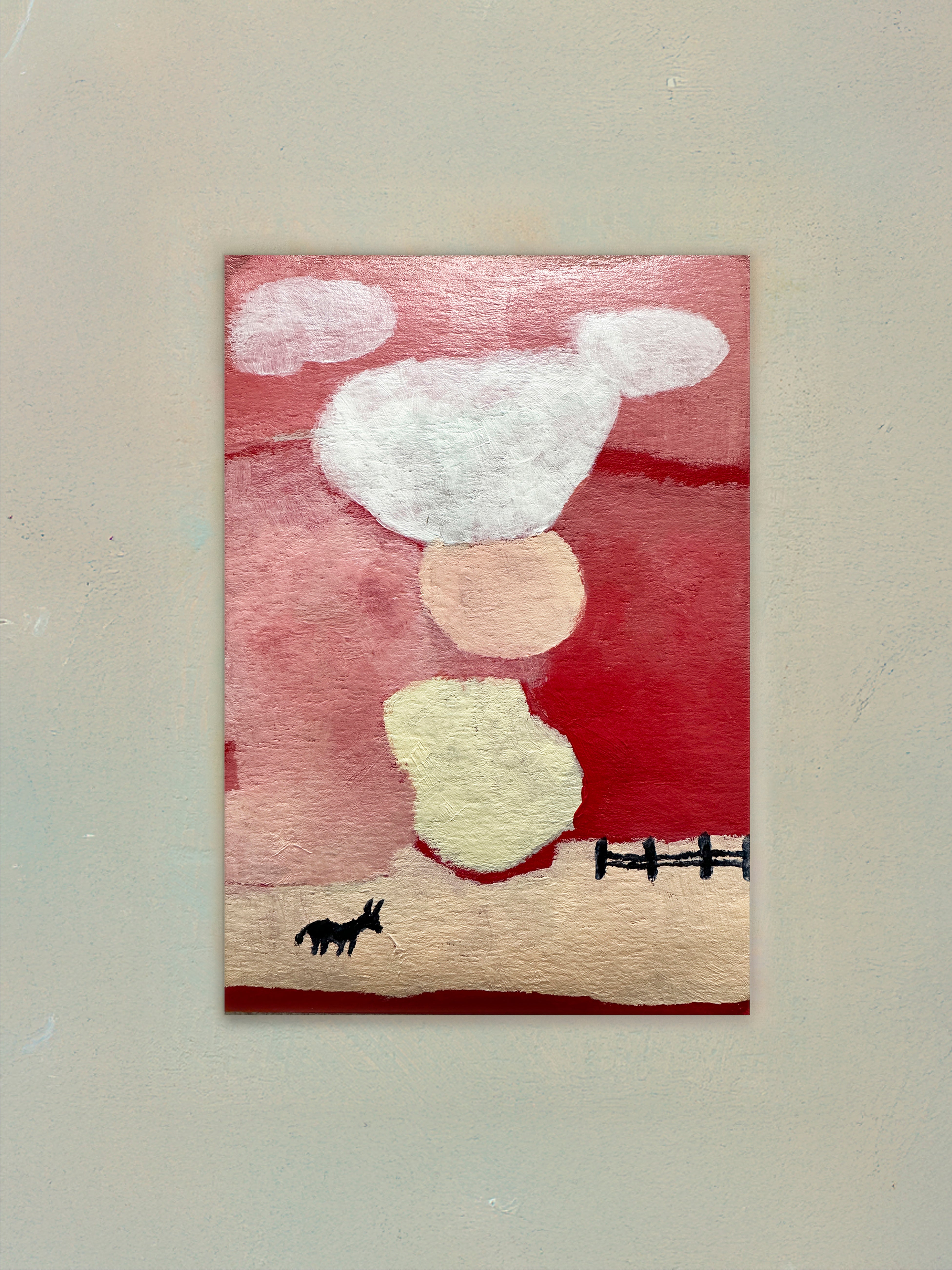 Donkey Under Clouds - Katherine Dunn