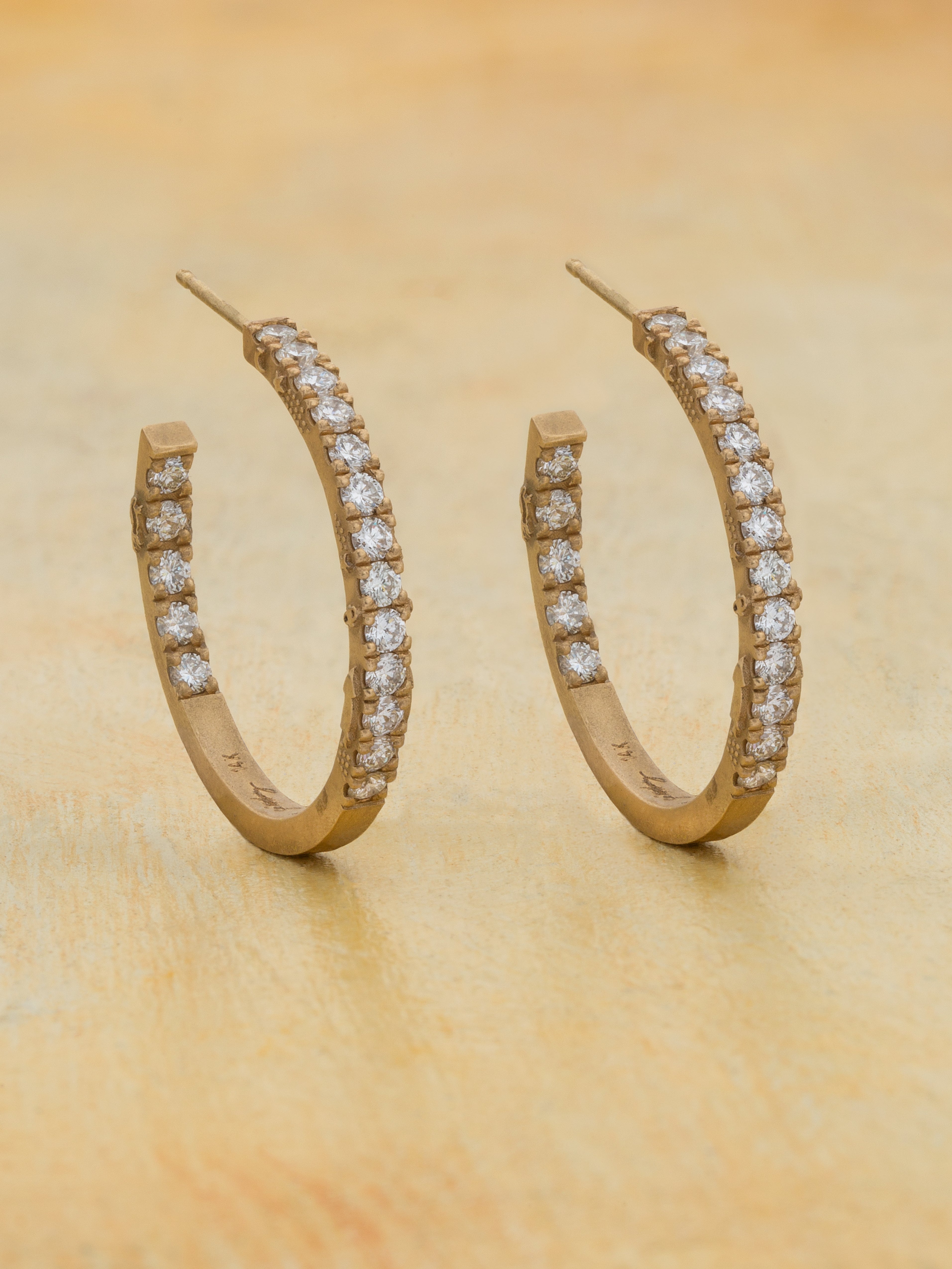 Aurora Diamond Hoops