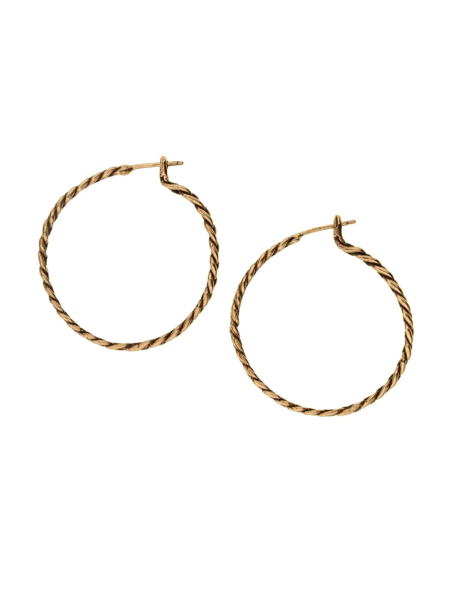 Circle of Light Hoop Earrings — Handmade by Jes MaHarry