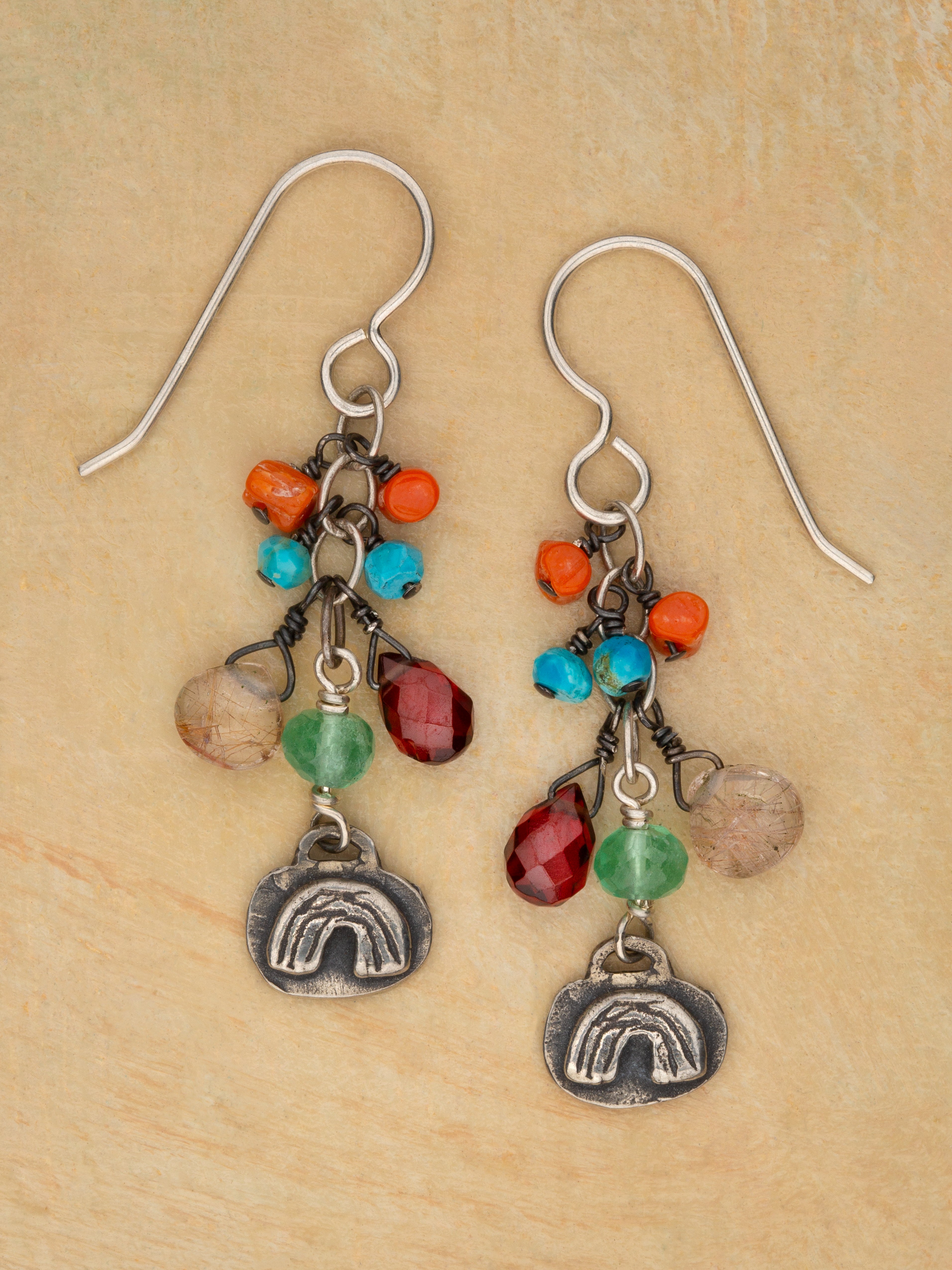 Rainbow Garden Earrings