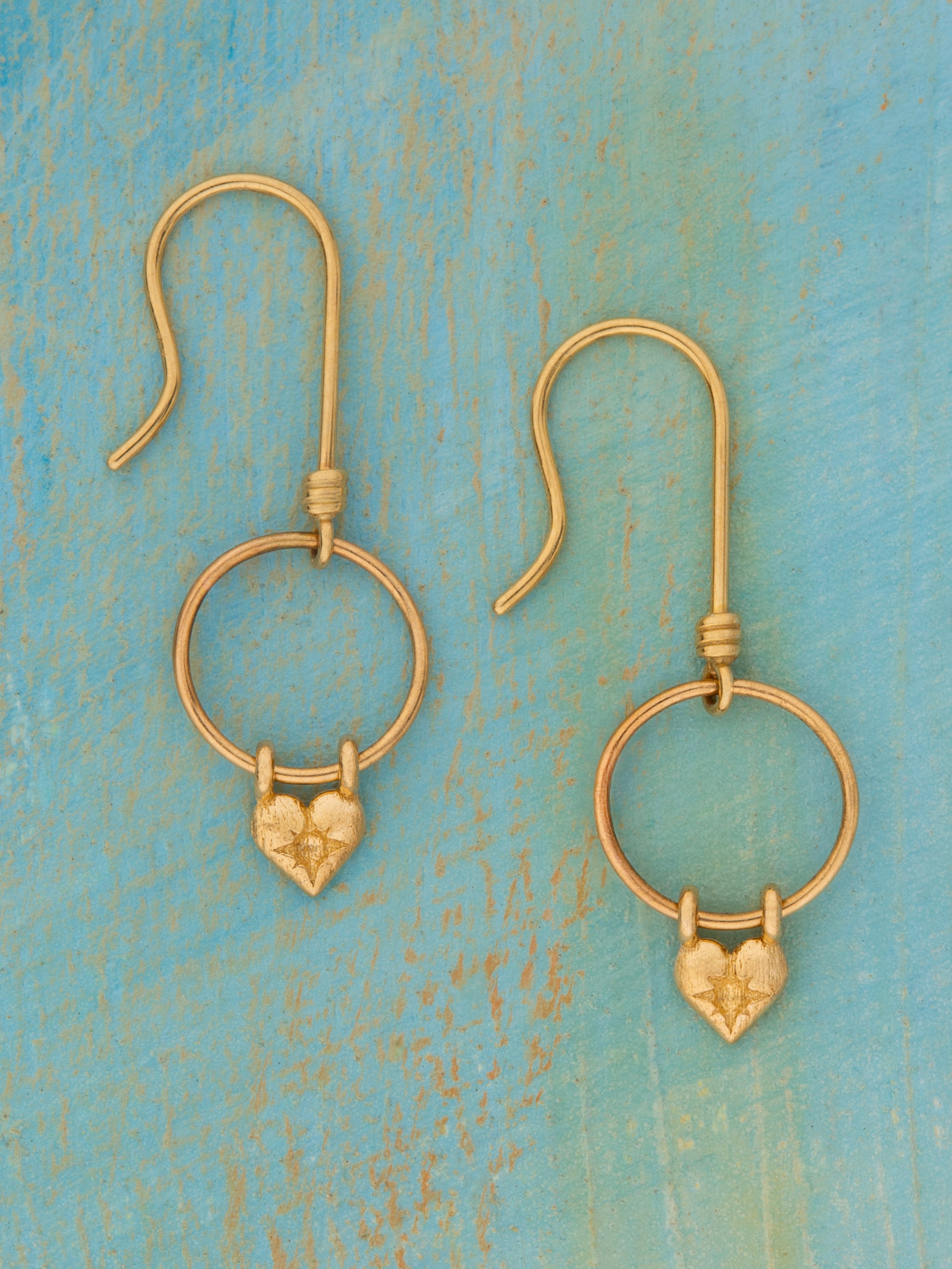 Tiny Love Earrings
