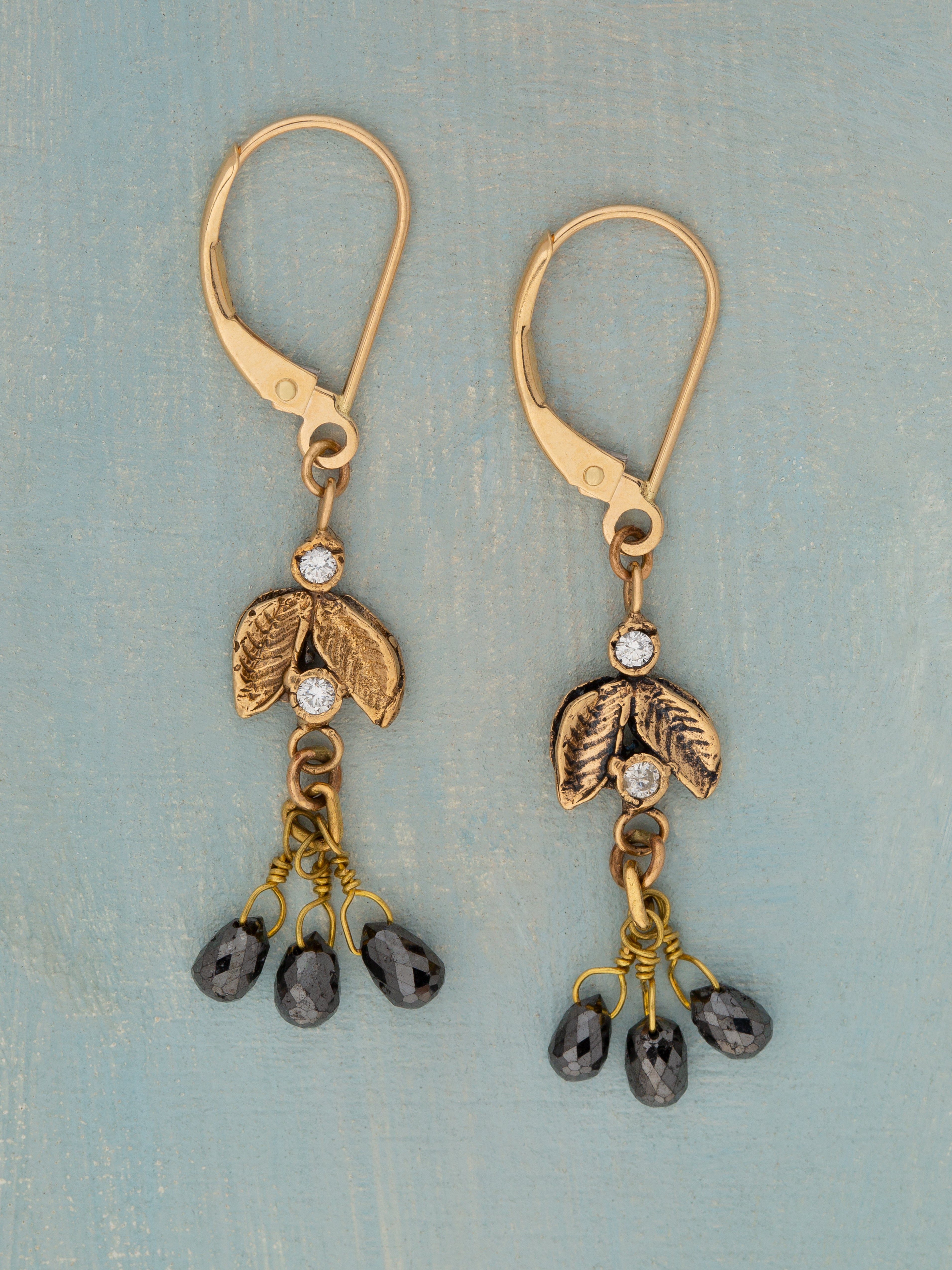 Golden Night Earrings