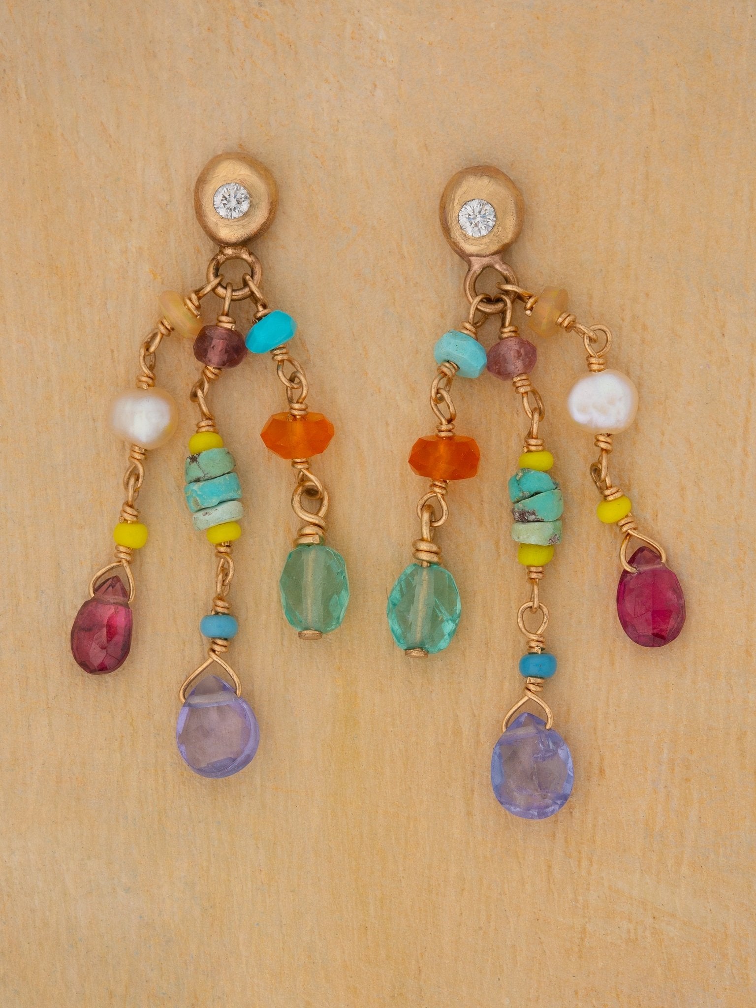 Spring Bloom Earrings - Jes MaHarry