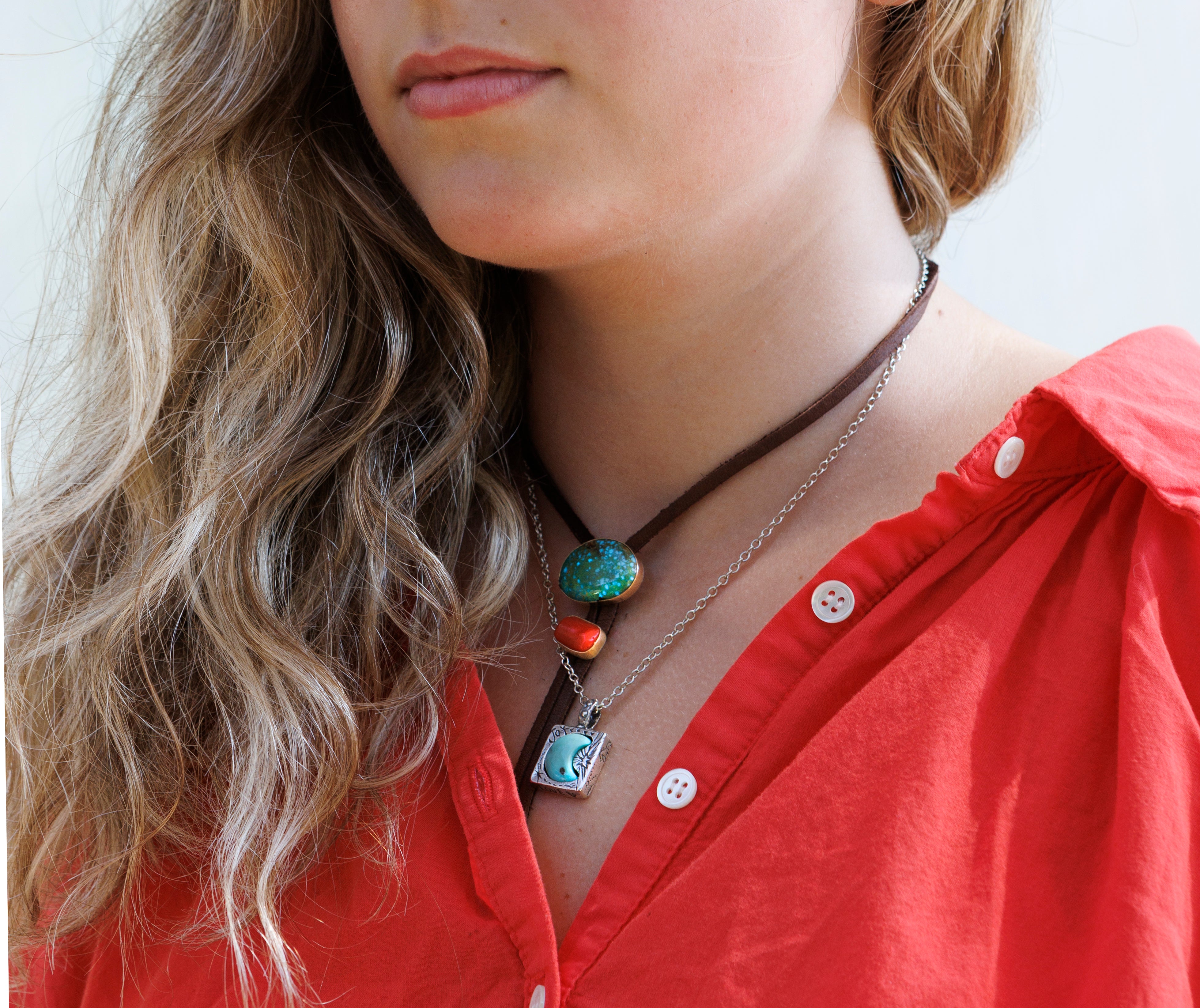 Big Open Sky Moon Necklace