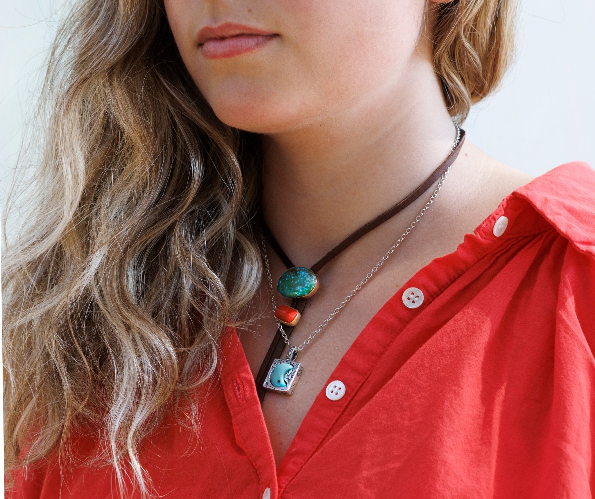 Big Open Sky Moon Necklace - Jes MaHarry