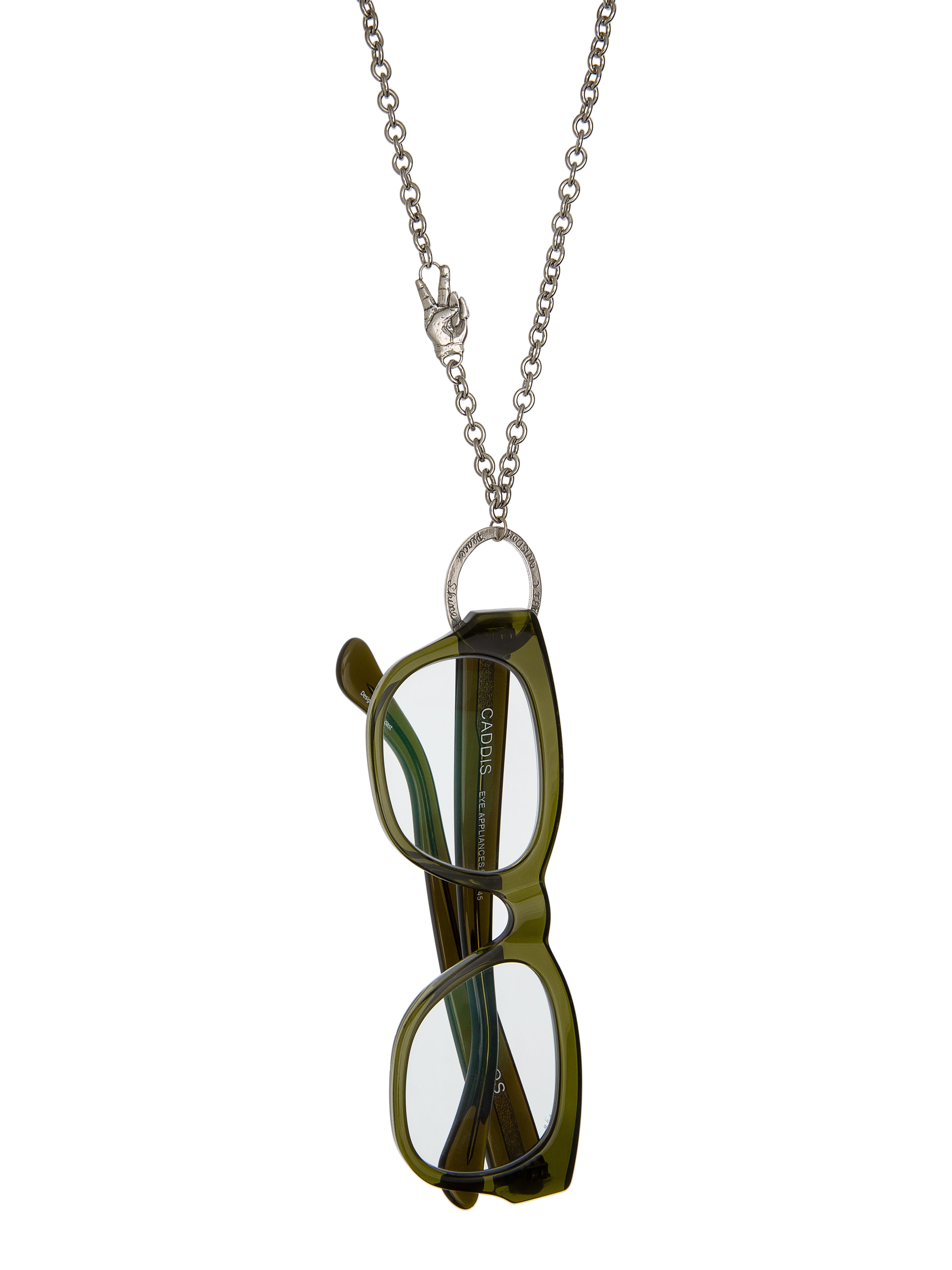 Peace Out Eyeglass Holder Necklace
