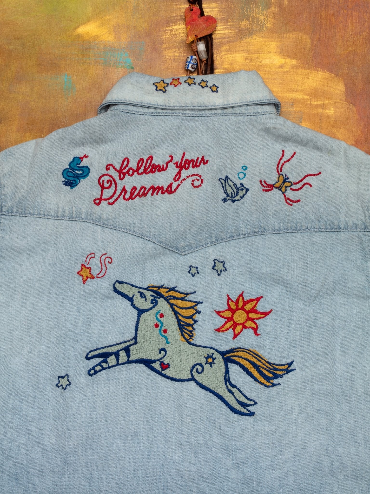 Follow Your Dreams Denim Shirt - Jes MaHarry