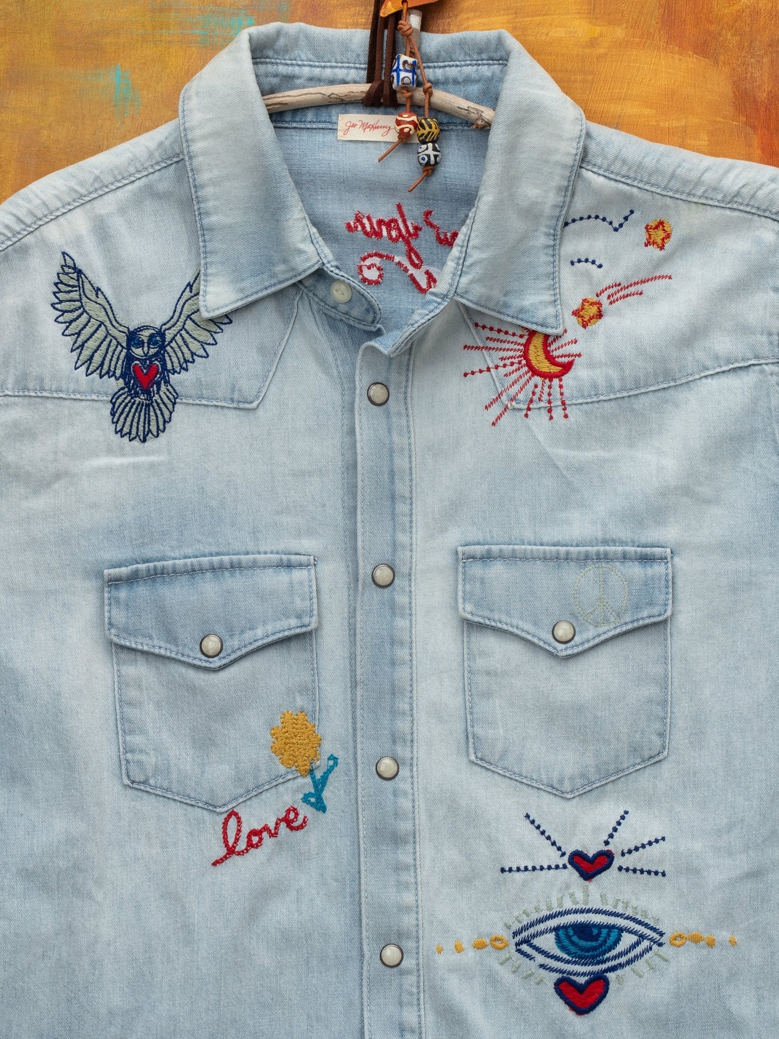 Follow Your Dreams Denim Shirt - Jes MaHarry