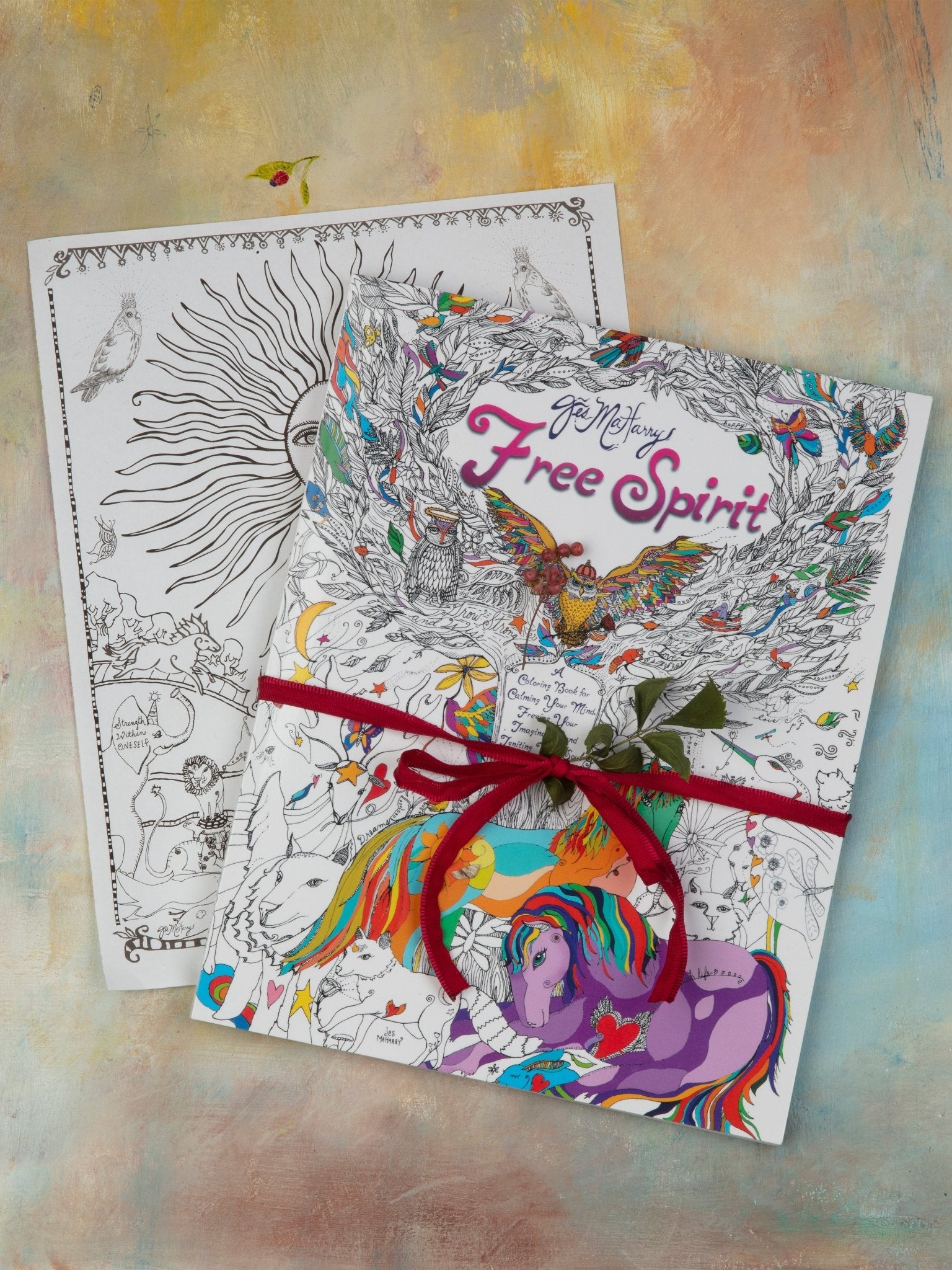 Free Spirit Coloring Book - Jes MaHarry