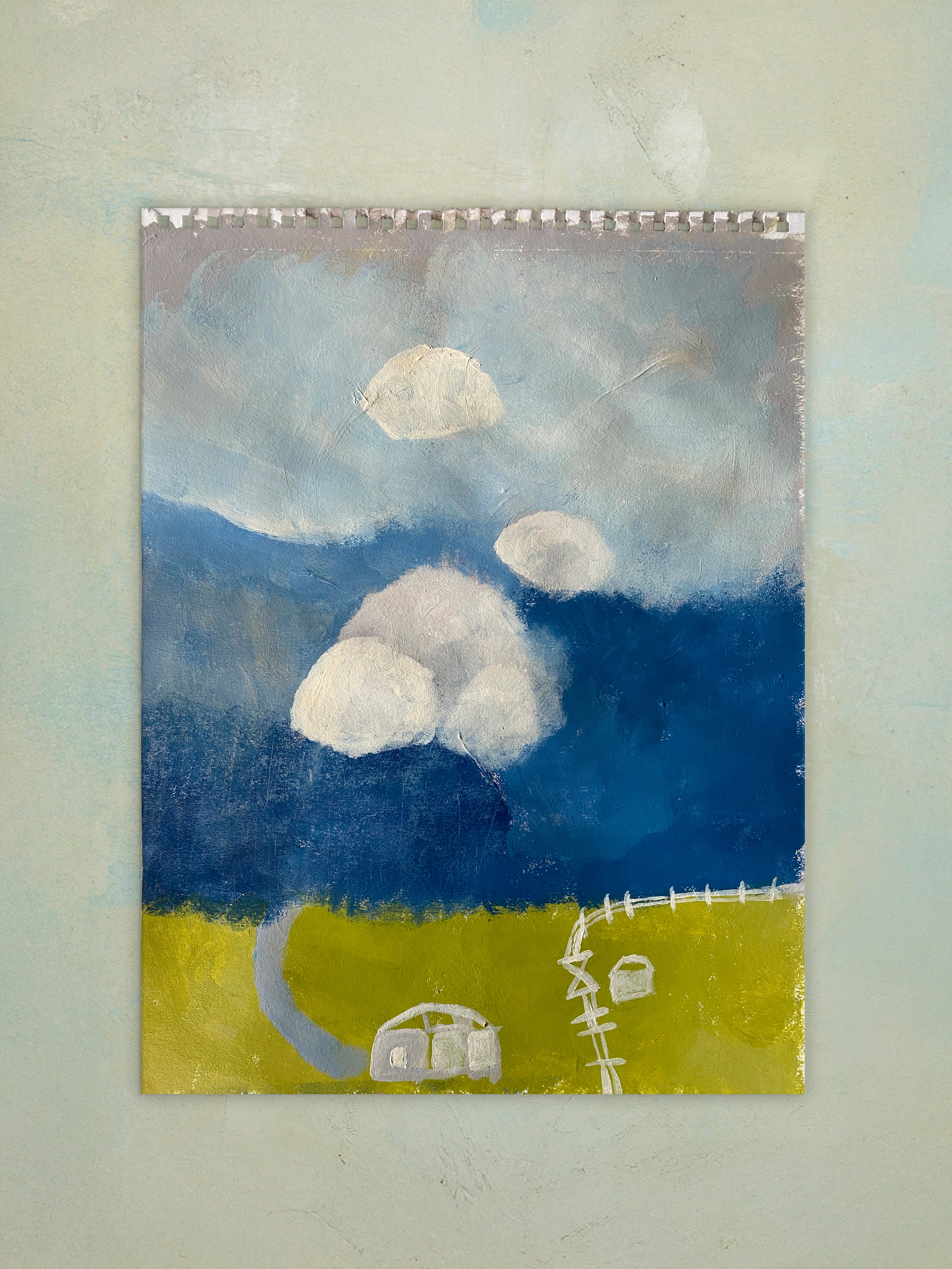 Full Moon Over Farm - Katherine Dunn