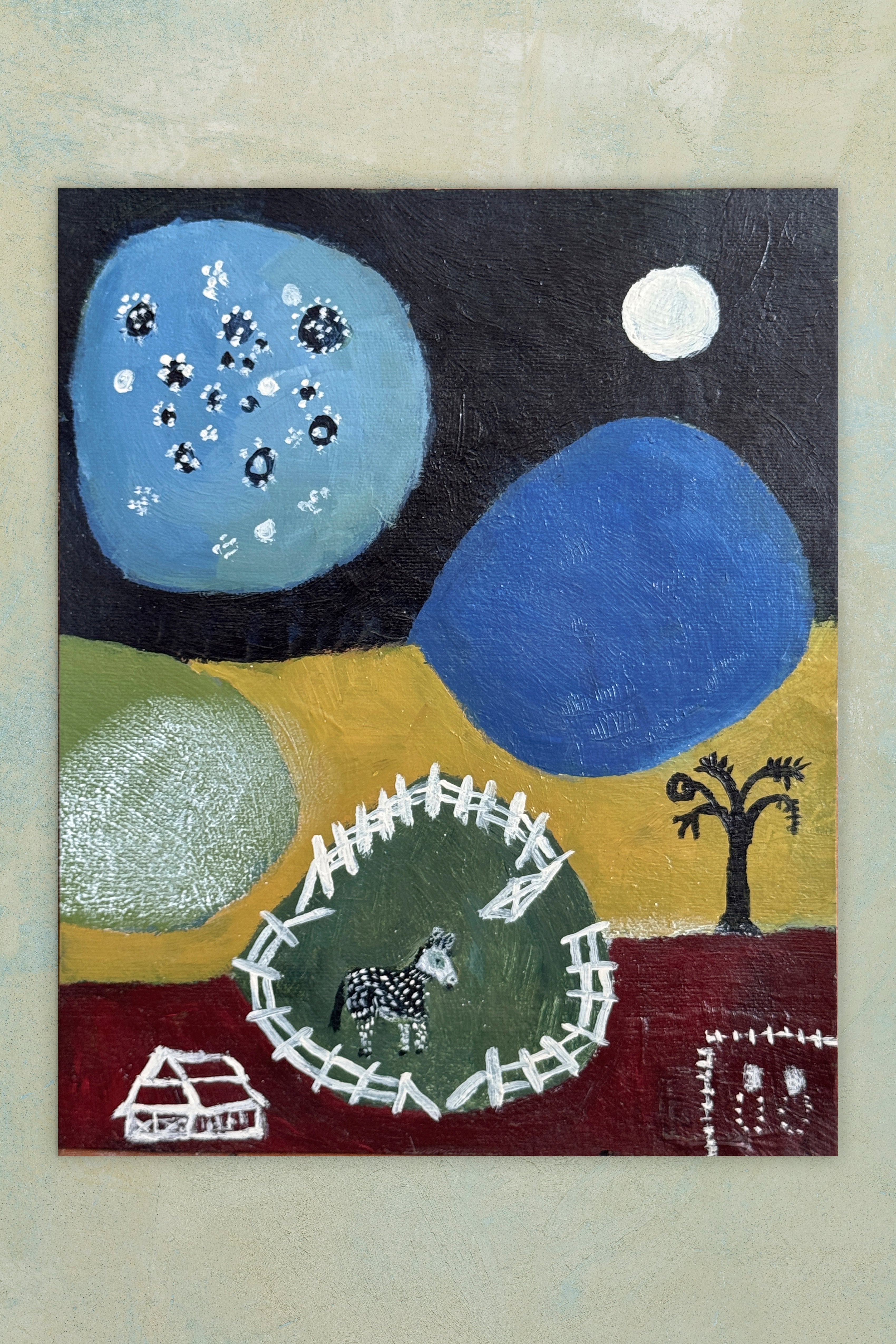 Full Moon Over Farm - Katherine Dunn