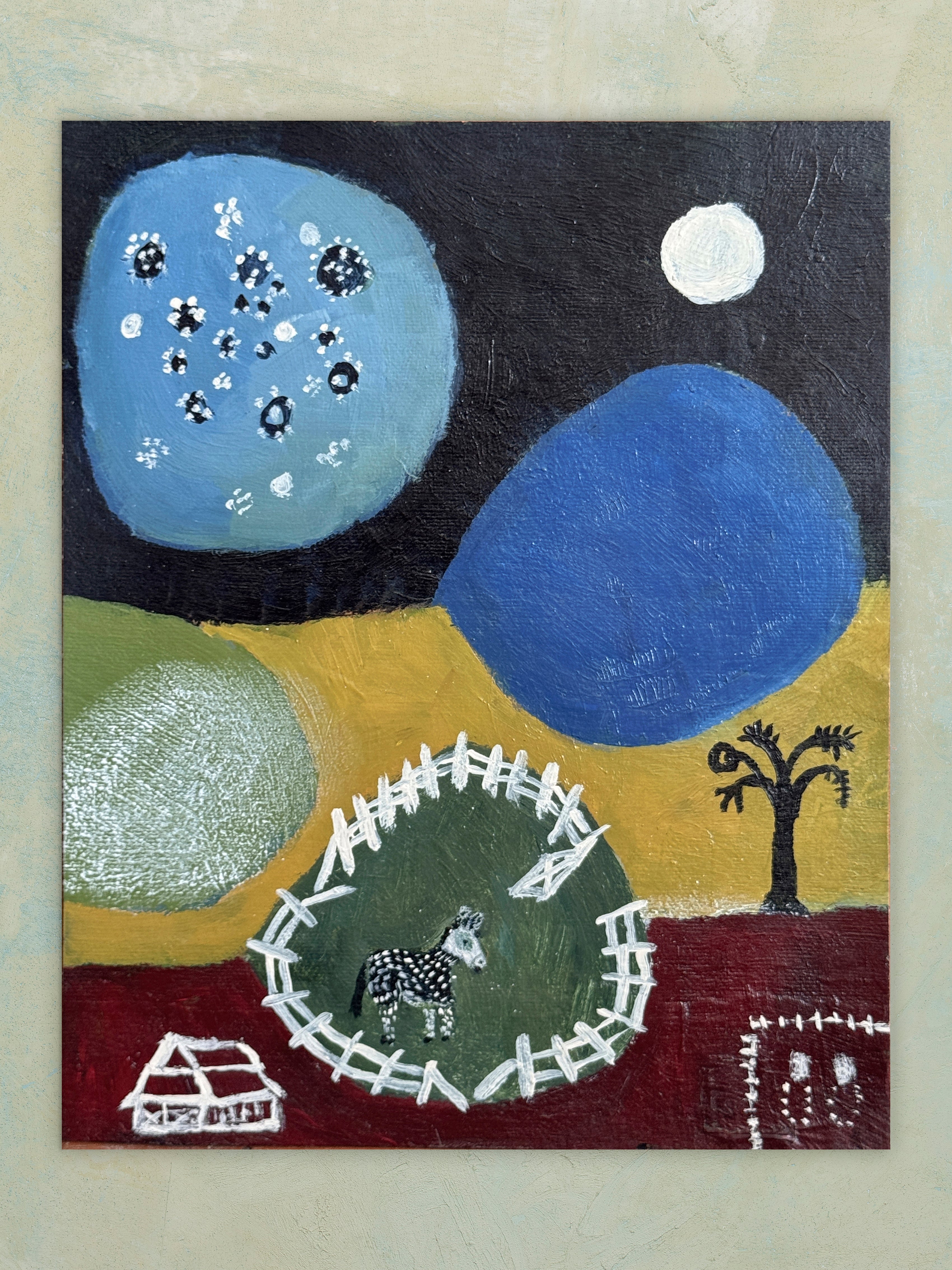 Full Moon Over Farm - Katherine Dunn
