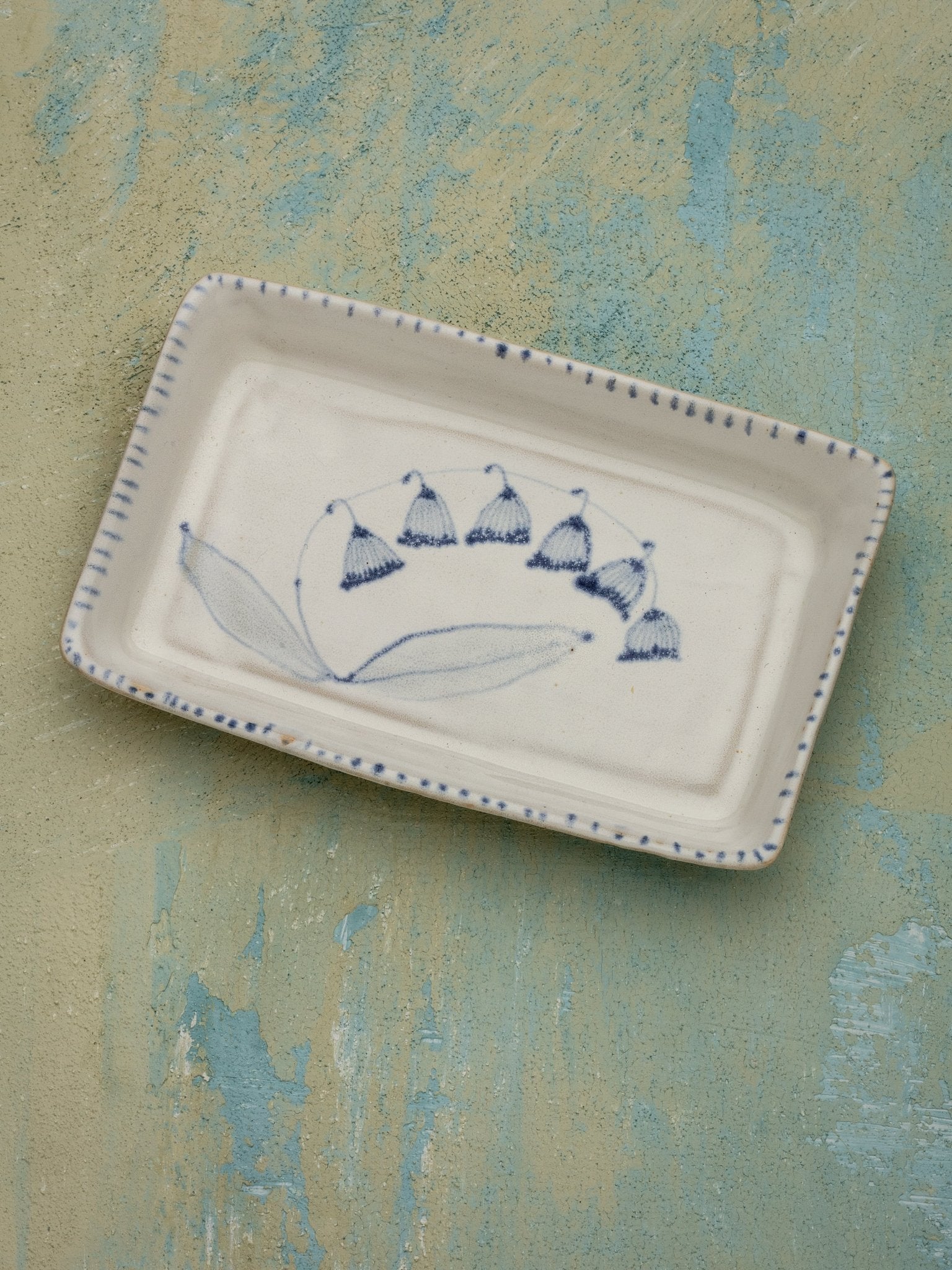 Julie Spako - Bluebell Rectangular Tray - Jes MaHarry