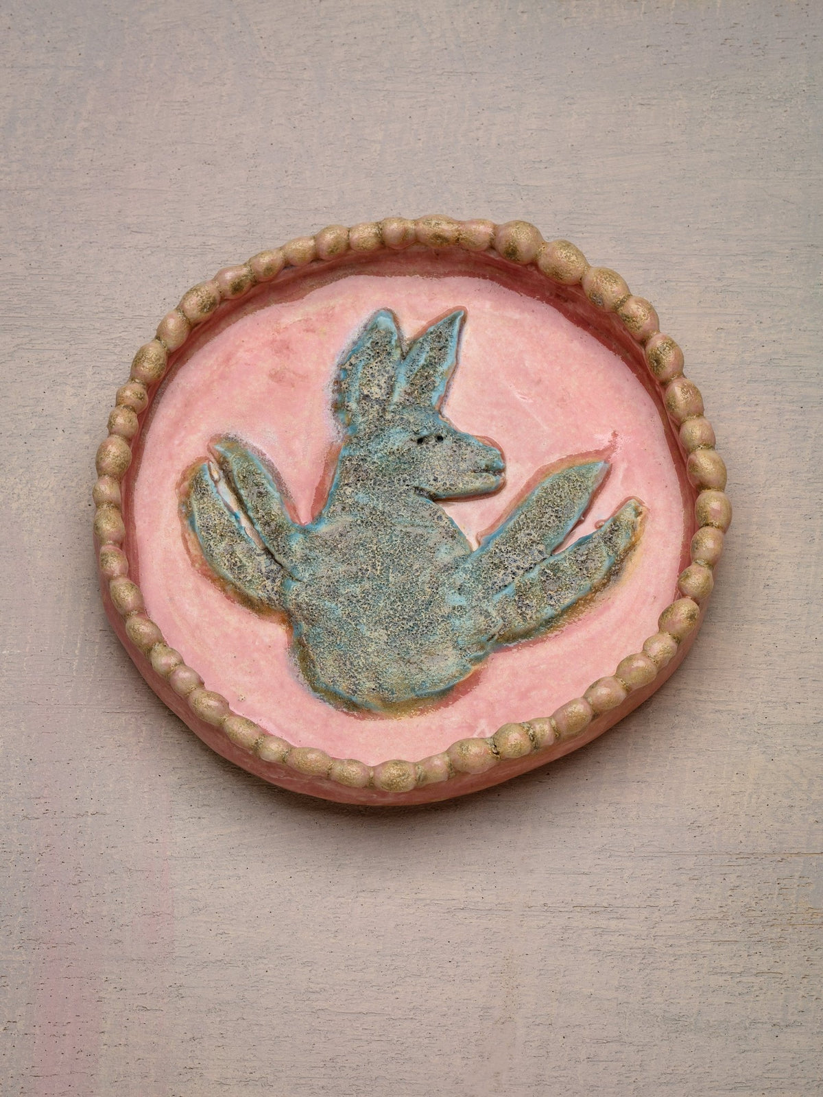Angel Donkey Dish - Katherine Dunn — Handmade by Jes MaHarry