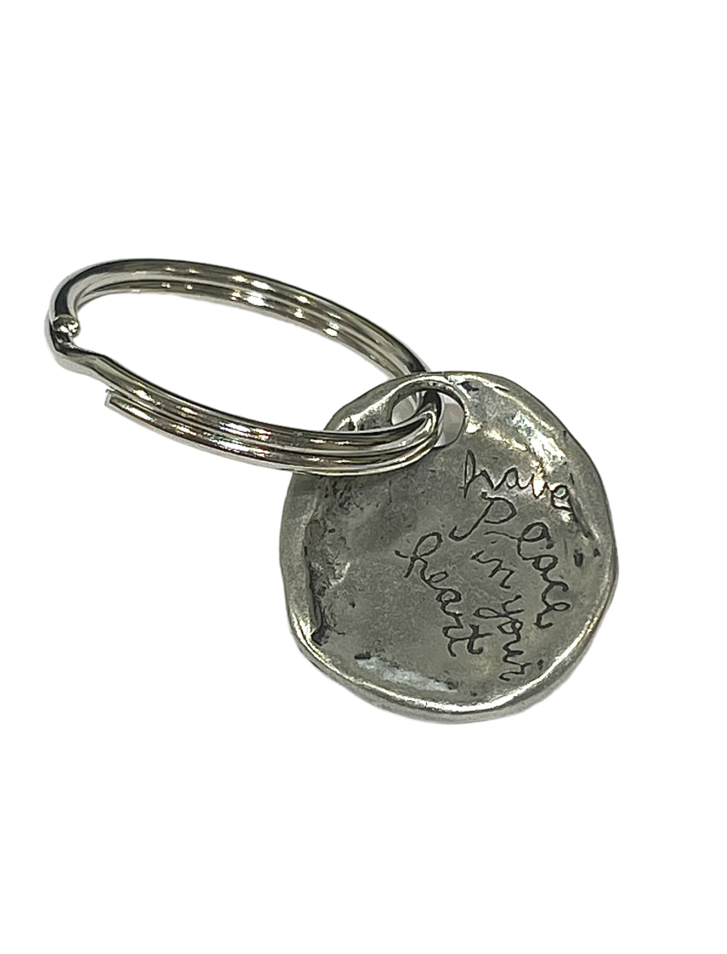 Peace In Your Heart Keyring